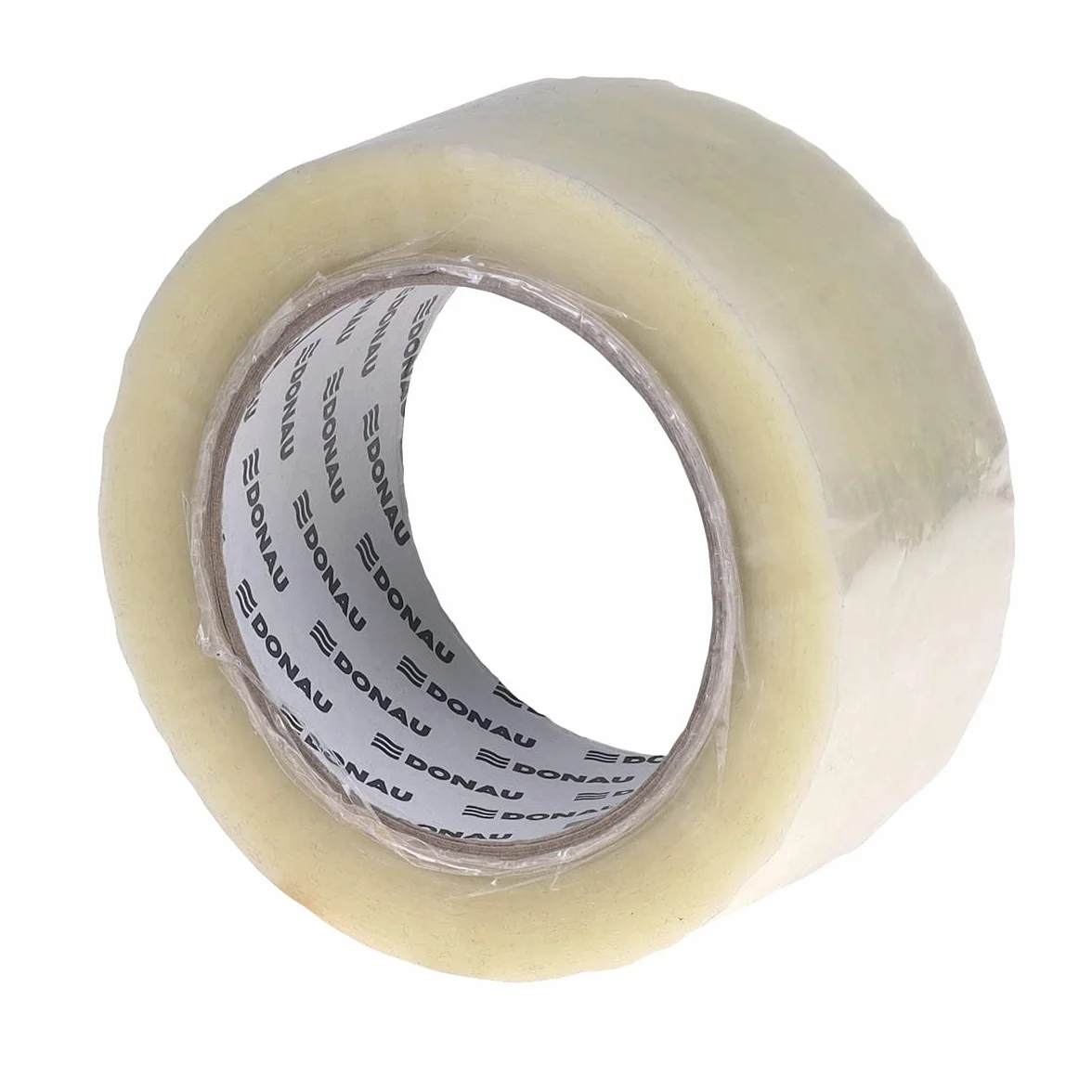 DONAU taśma klejąca do pakowania Hot-Melt / 48 mm x 132 m/ 40 μm/taśma do pakowania taśma klejąca do pakowania/bardzo wytrzymała/kolor: przezroczysty / 1 sztuka - 1 sztuka/wysokiej jakości /