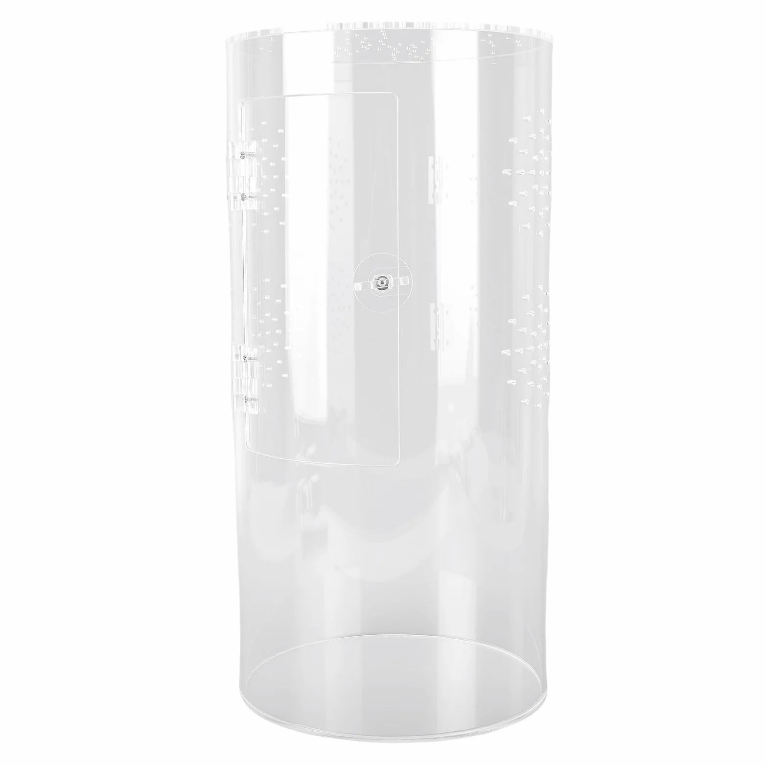 Generic Przezroczysta Obudowa dla Skakających Pająków Wytrzymałe Pionowe Terrarium dla Entuzjastów Jaszczurek, 1 Wysoka Nadrzewna Obudowa Tarantuli