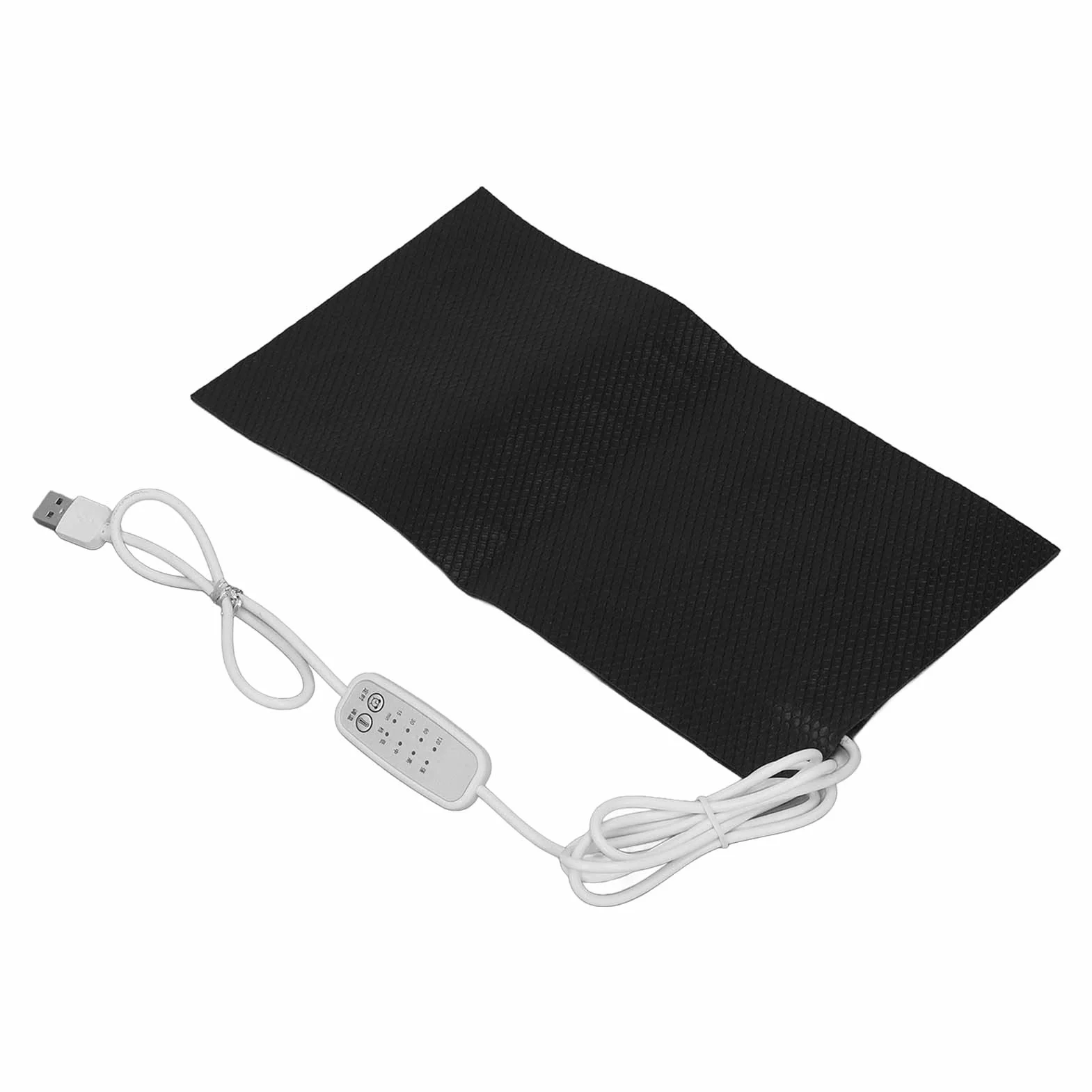Fafeicy Podkładka Grzewcza, Regulowana Temperatura materiał PVC Przenośna Podkładka Grzewcza Zasilana USB dla Ramion Szyi z Tyłu 68-104 ° F Idealne do Użytku Domowego (20X25 cm)