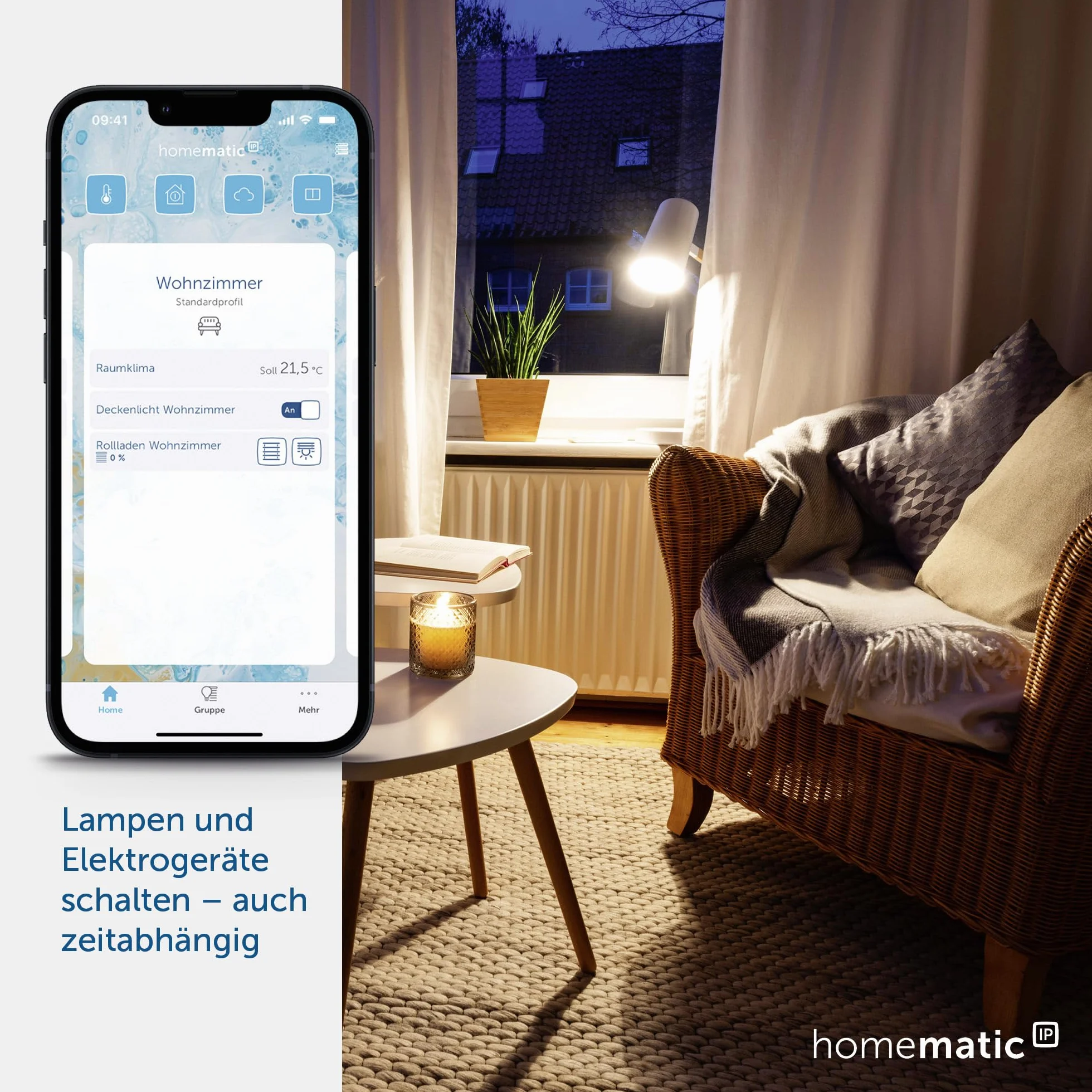 Homematic IP Inteligentna płytka drukowana do domu, steruje urządzeniami i światłami za pośrednictwem aplikacji, elastyczne zastosowanie, 150776A0