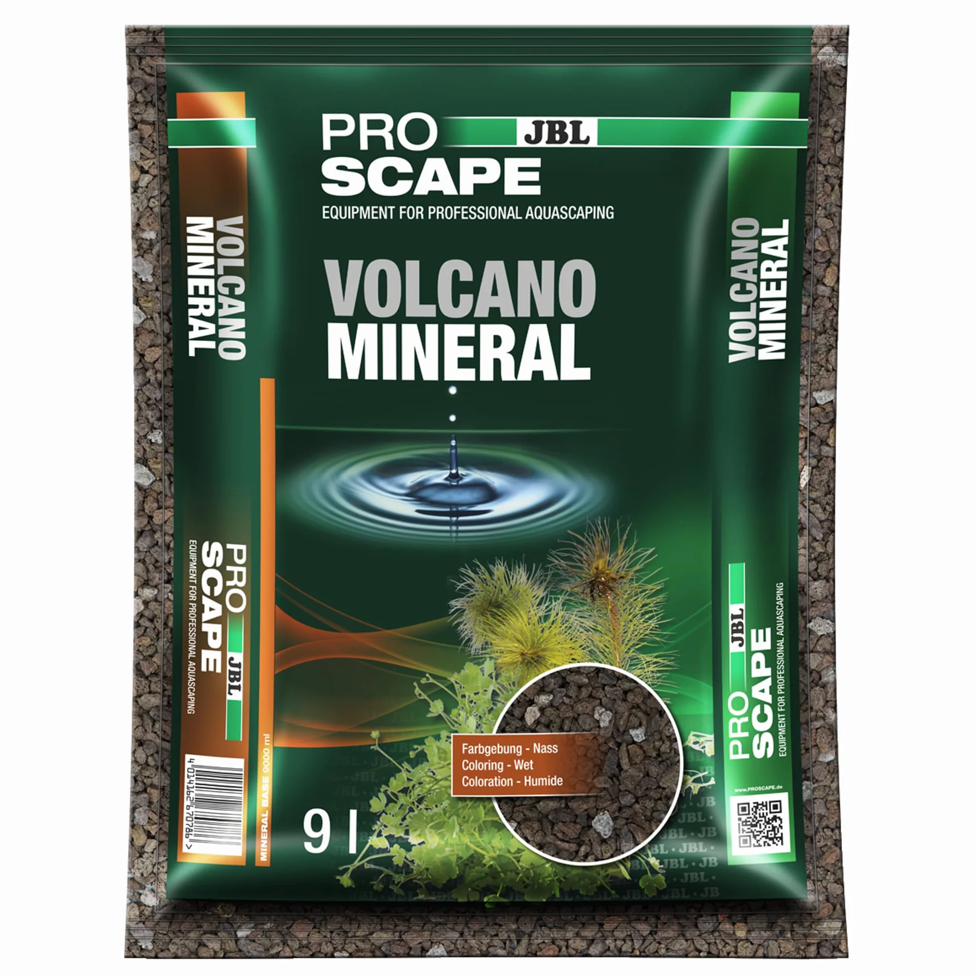 JBL ProScape Volcano mineralny podkład do podłoża skała wulkaniczna do aquascapingu, 9 l, 67078