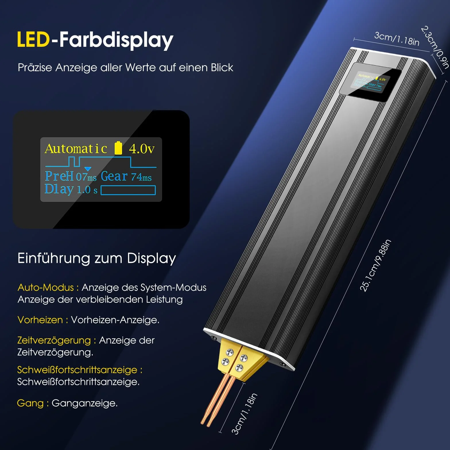 Akumulatorowa zgrzewarka punktowa z akumulatorem 5,0 Ah: Upgraded Handheld Mini Portable Spot Spawarka do baterii 18650, spawanie blach niklowych 0,1-0,2 mm, żelazo, blachy ze stali nierdzewnej, 80