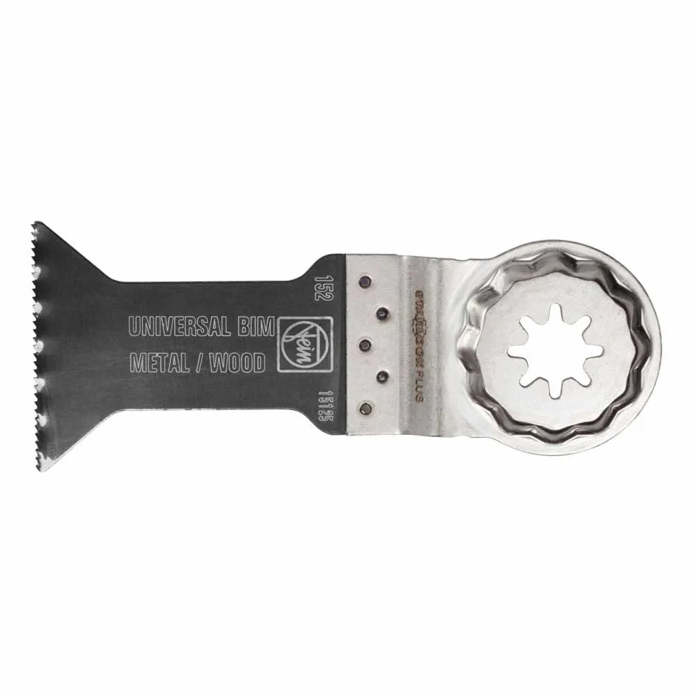 FEIN E-Cut uniwersalny brzeszczot do piły, szerokość 44 mm, długość 60 mm, Ve. 1 szt., mocowanie StarLock Plus, bimetal z falistymi zębami uniwersalnymi. Szerokie spektrum zastosowań