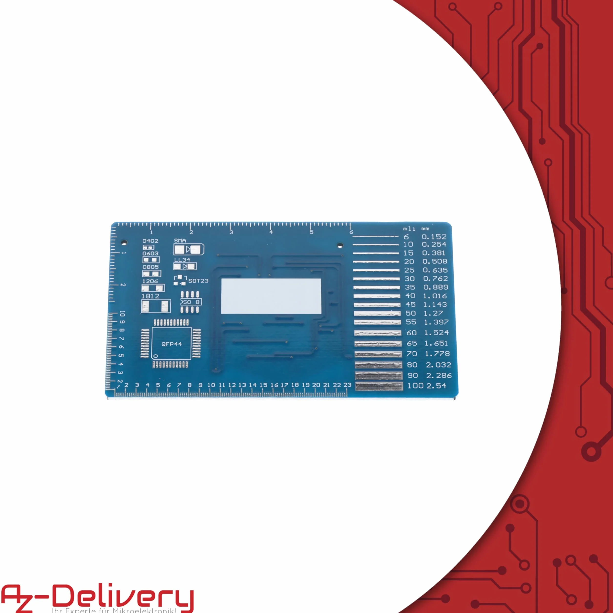 AZDelivery NE555 SMD zestaw do lutowania DIY moduł LED