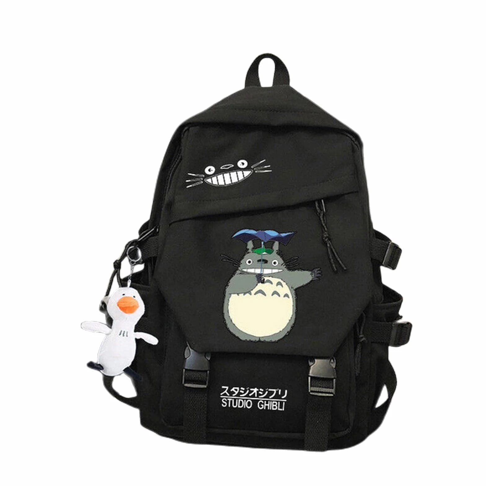 Plecaki damskie nylonowe plecaki torba na ramię anime kreskówka Totoro torby szkolne torba na książki dla mężczyzn torby podróżne