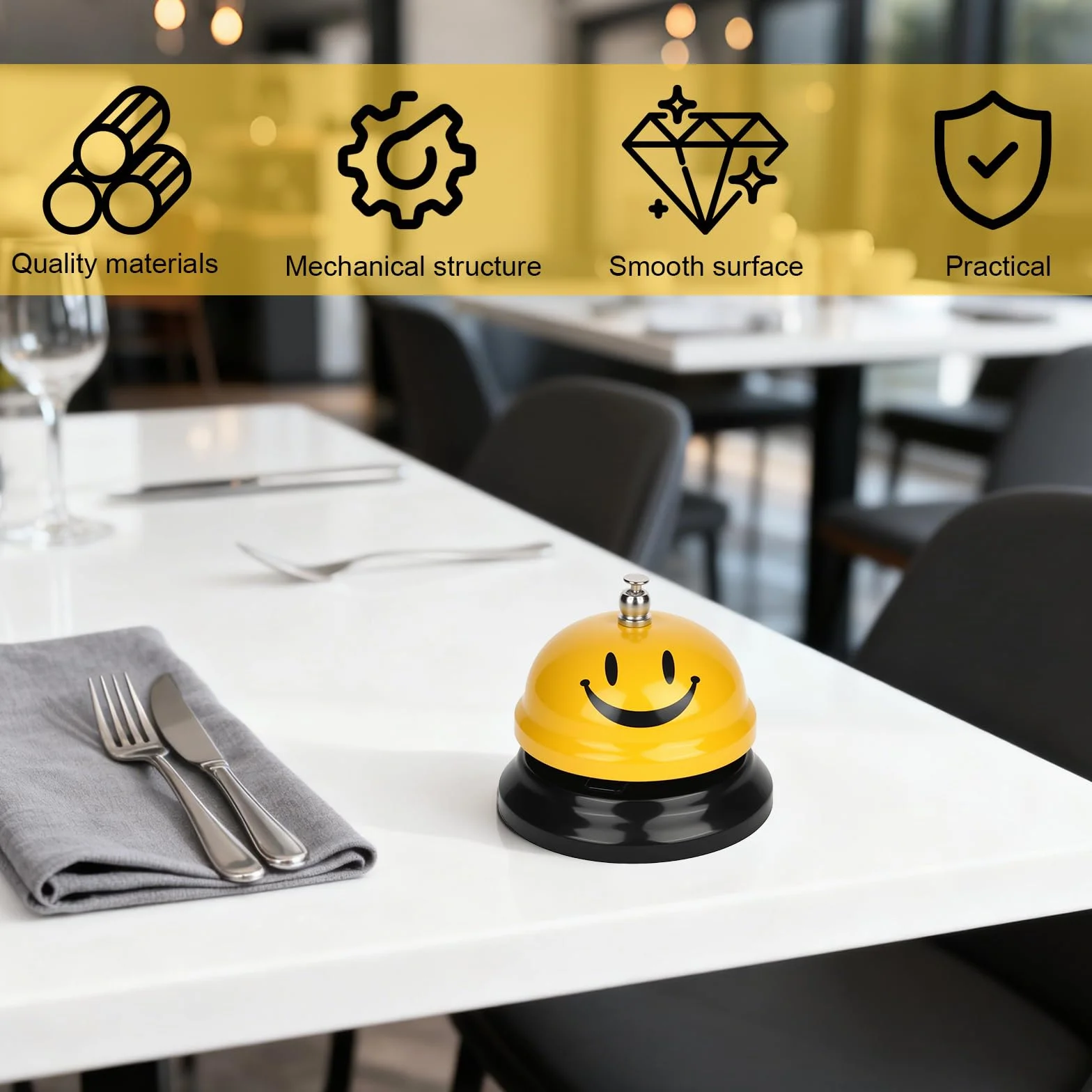 Dzwonki stołowe do recepcji z ostrym dzwonkiem do restauracji hoteli barów