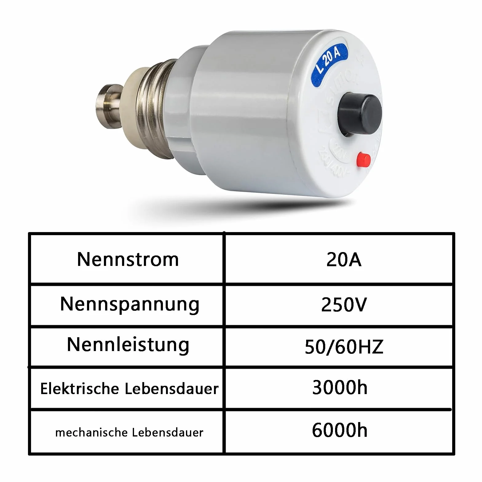2 sztuki bezpiecznik automatyczny 20A 250V Neozed-bezpiecznik z mechanicznym wskaźnikiem bezpieczeństwa
