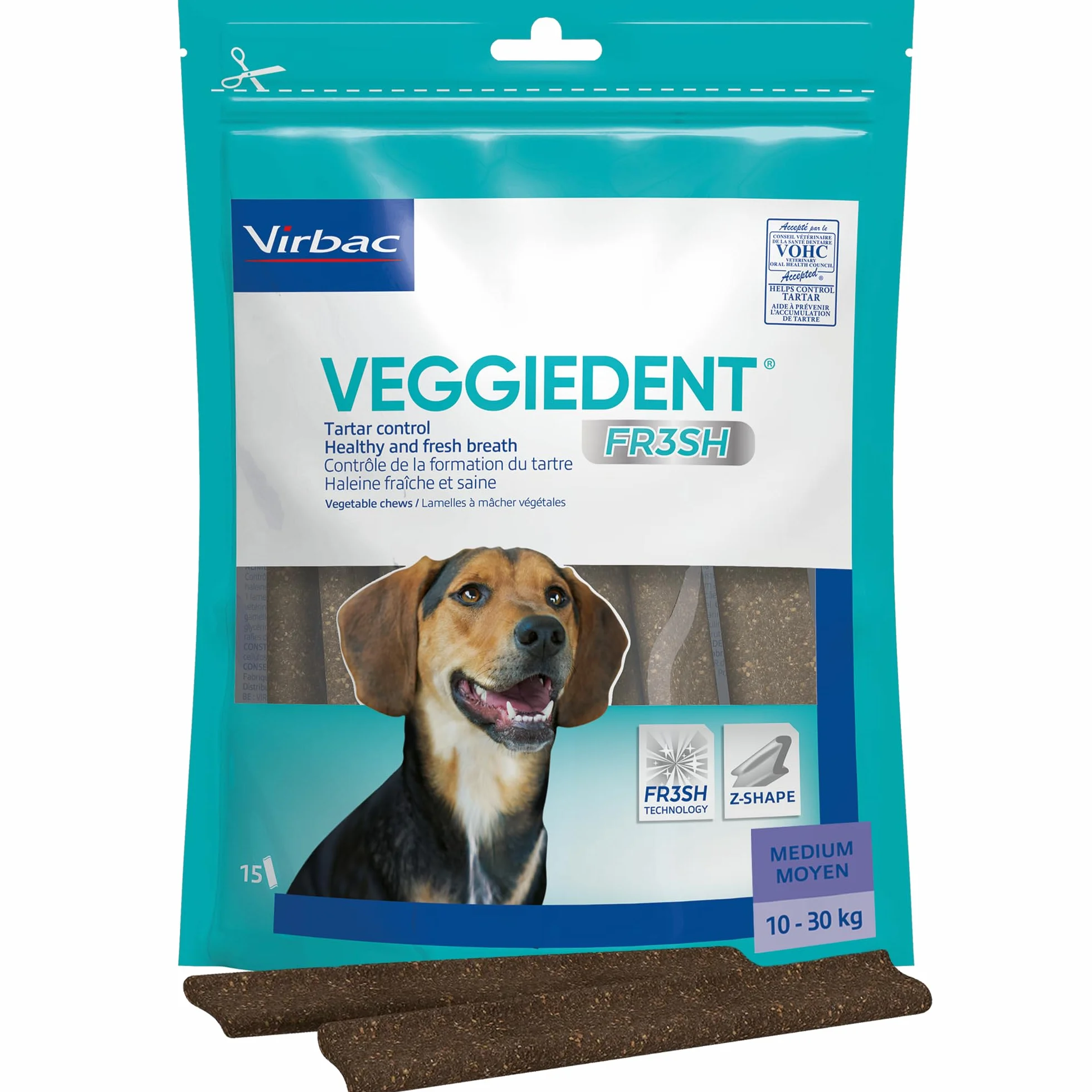 CET Żucia dla psów Veggie Dent Średni 10-30 kg