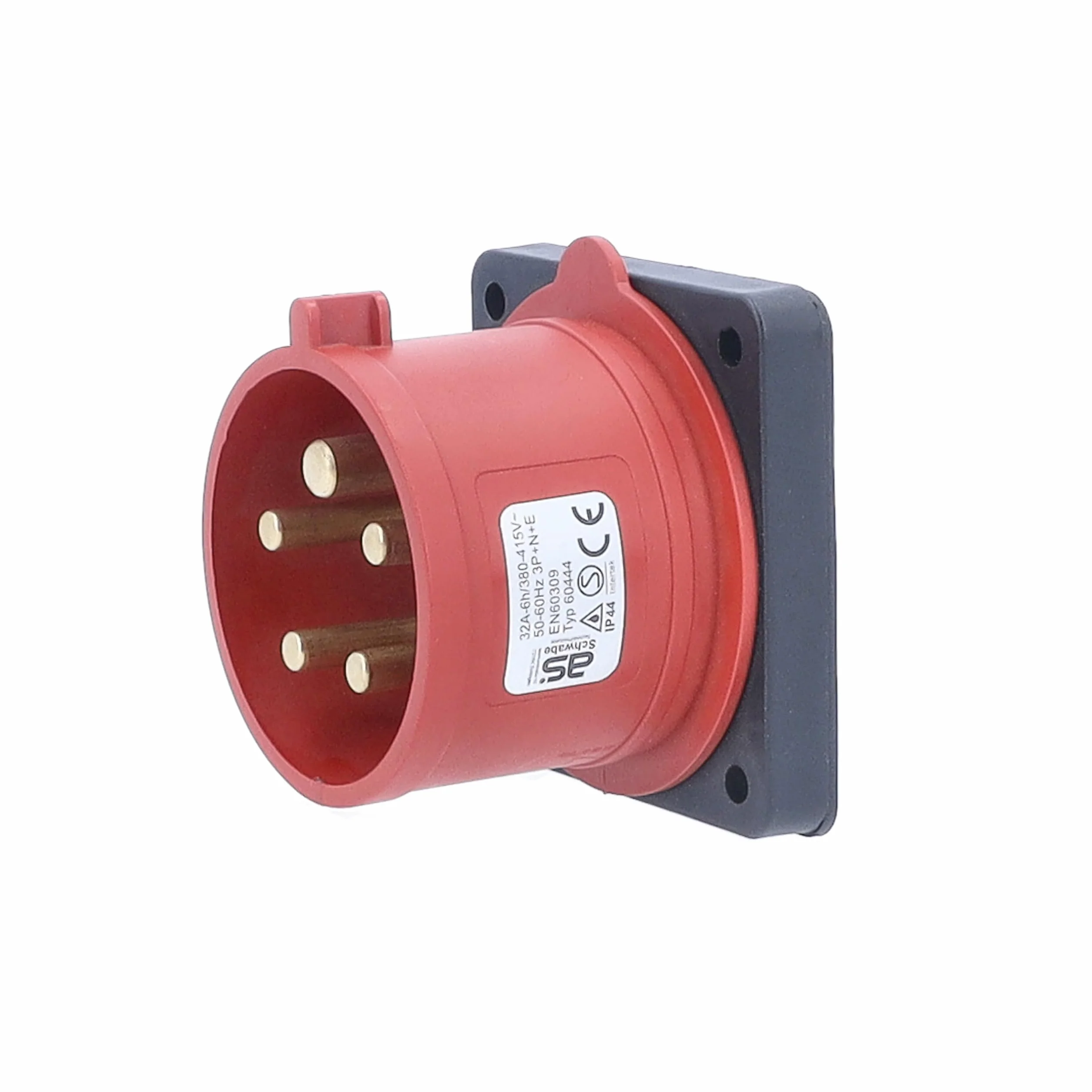 as - Schwabe 60444 Wtyczka męska CEE 32 A 400 V 1 szt.)
