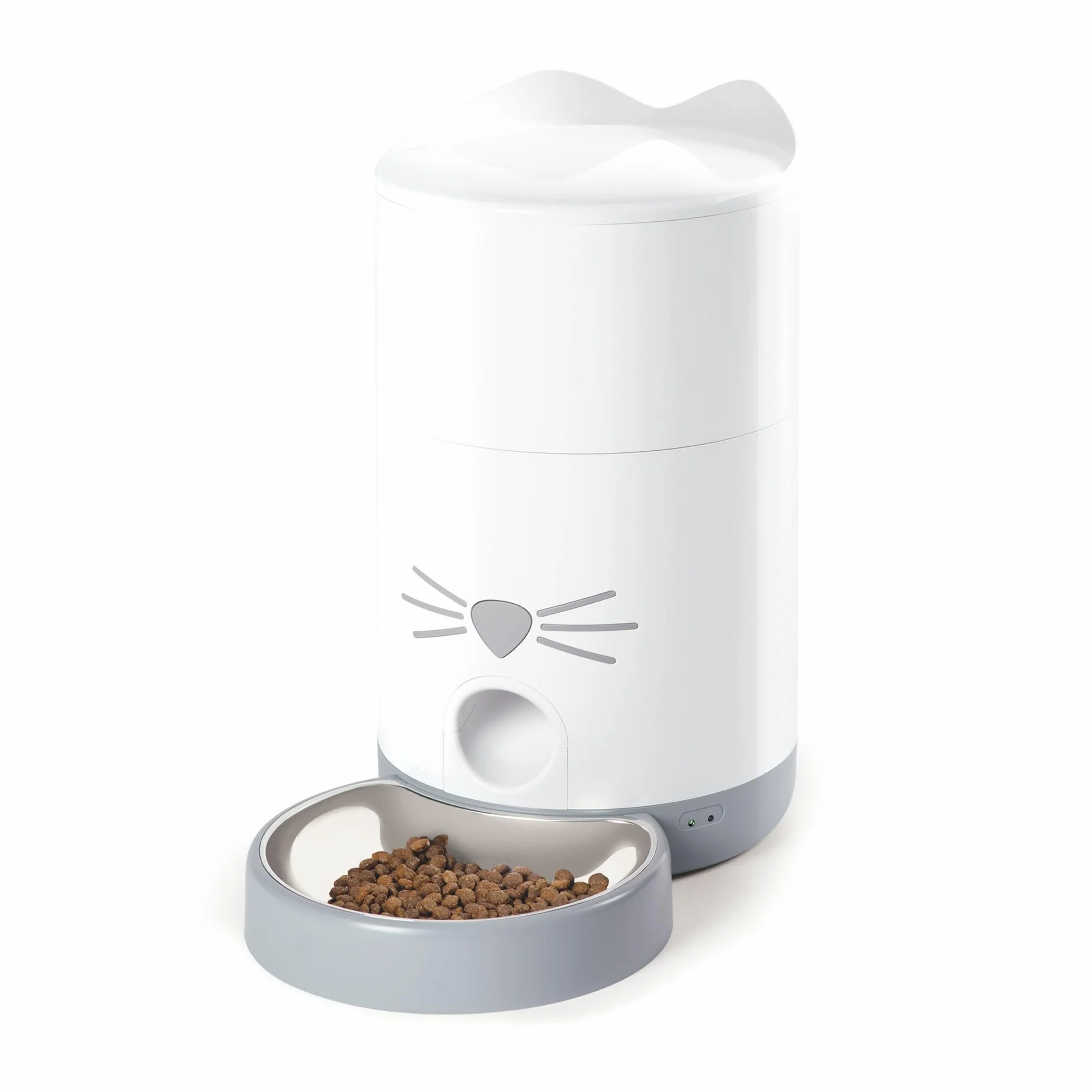 Catit Pixi Smart Dozownik Karmy dla Kota, Biały/Szary, 1.2 kg