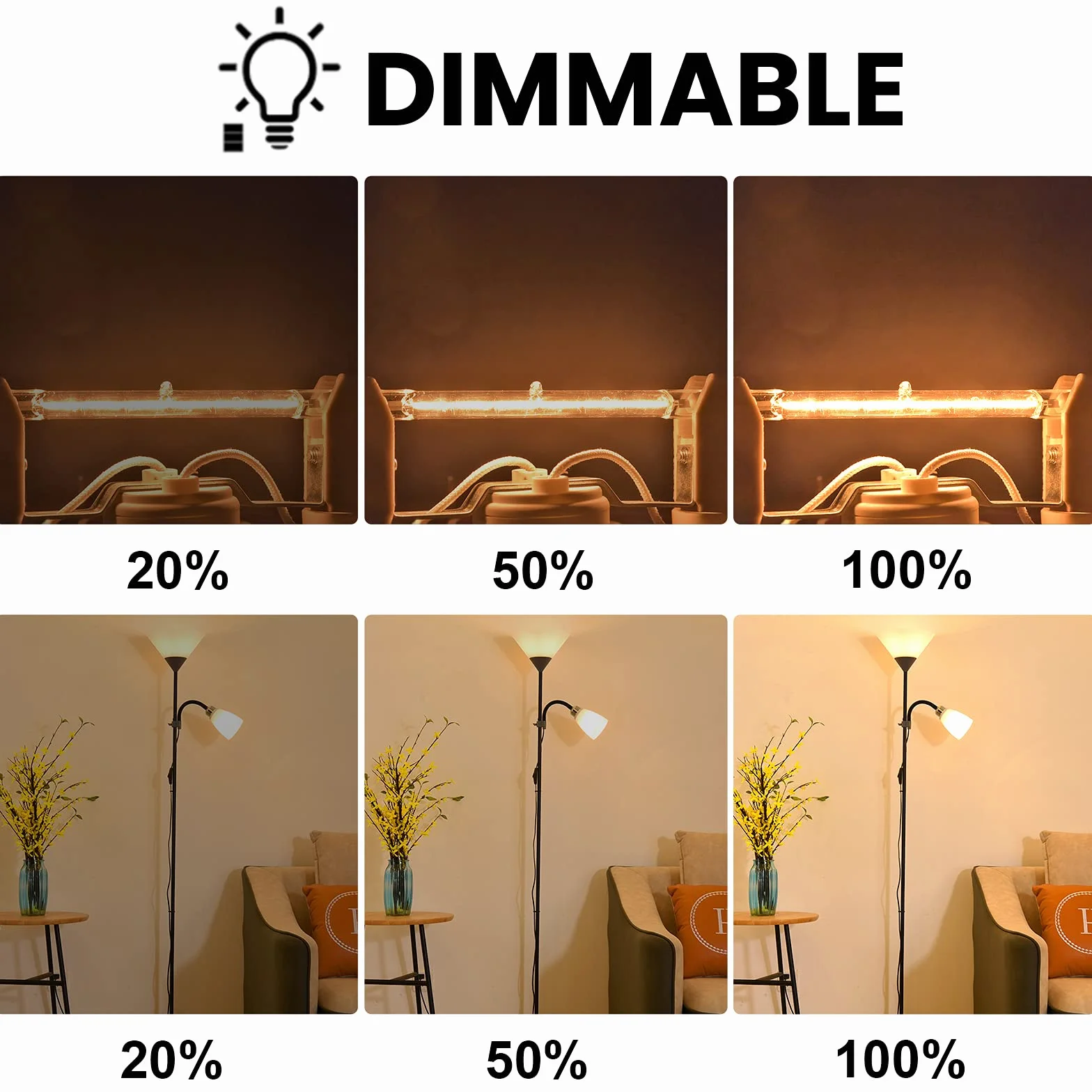 Klarlight R7s żarówka halogenowa 500W 118mm J118 11000 lumenów