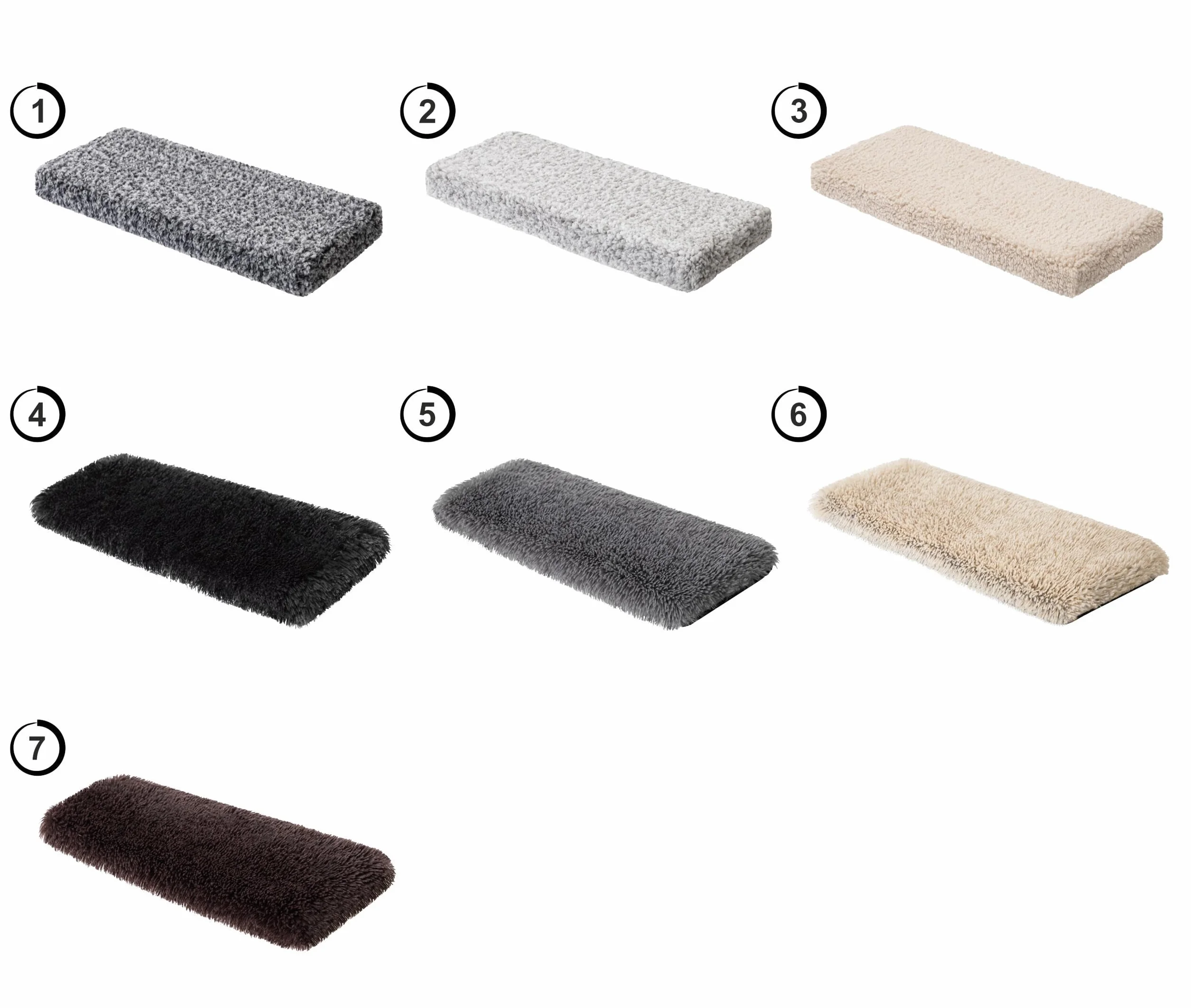 PillowPrim Leżanka Okienna dla Kotów Antypoślizgowe Legowisko na Parapet 50 x 20 cm