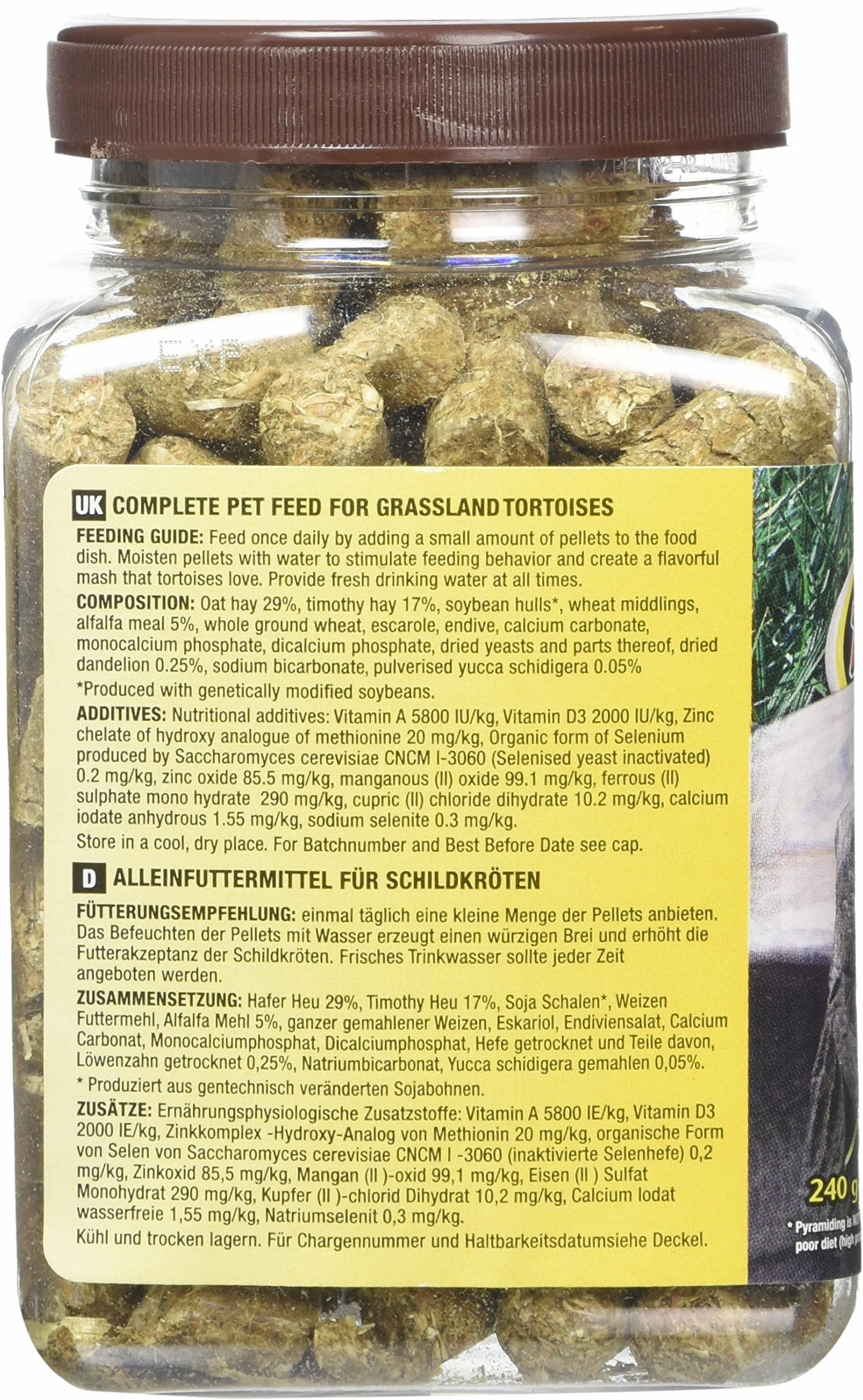 Zoo Med Natural Grassland Tortoise Food 241 g granulat paszowy dla żółwi