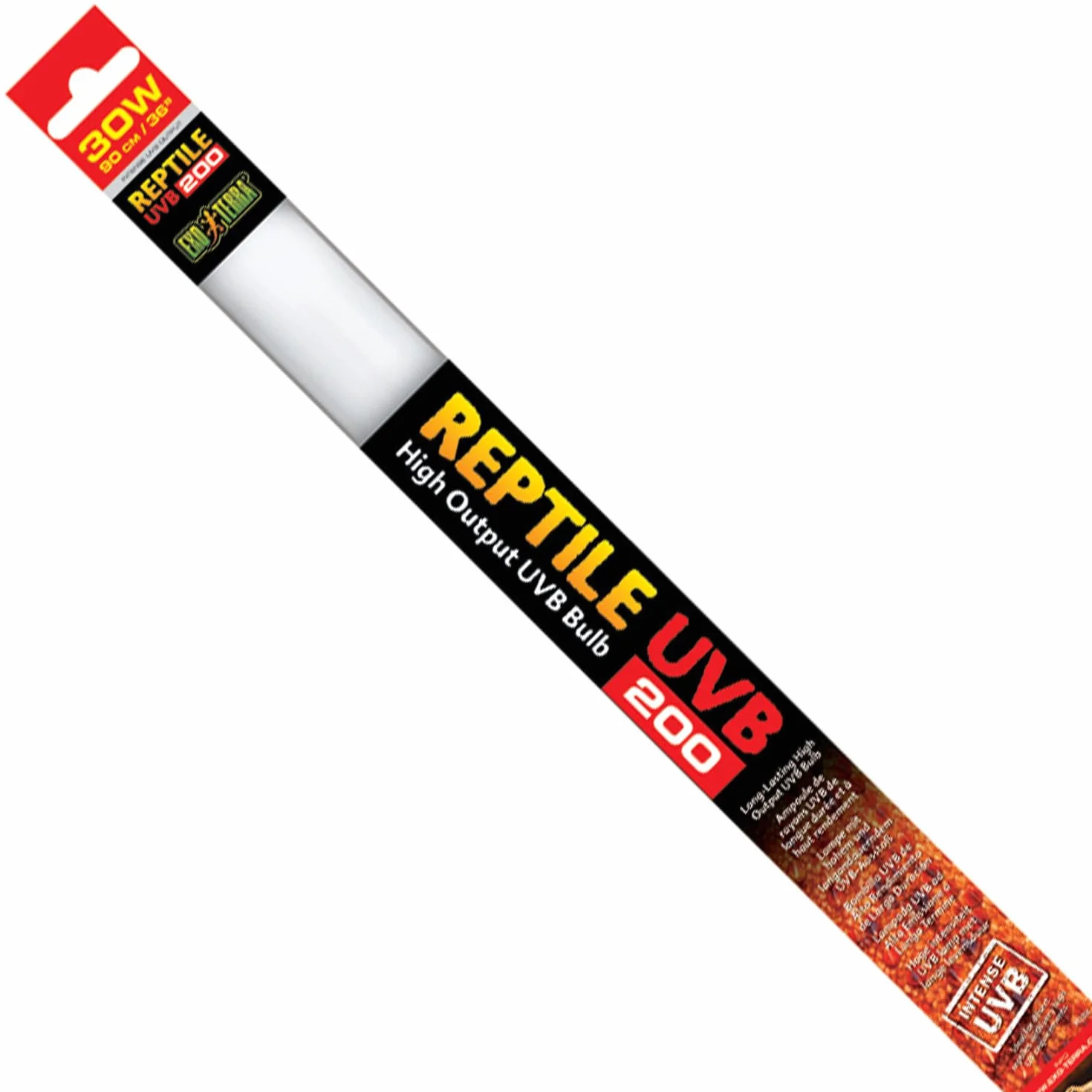 Exo Terra Żarówka UVB 200, 30 W, 91 cm, czerwona