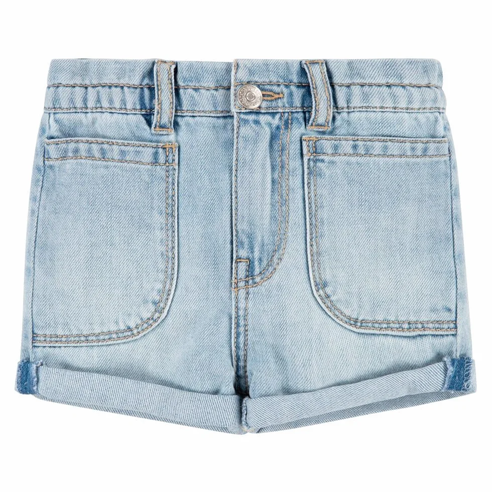 Levi's Lvg Papierowa Torba Kieszonkowa Krótka 4eh049 - Shorty Dziewczynki