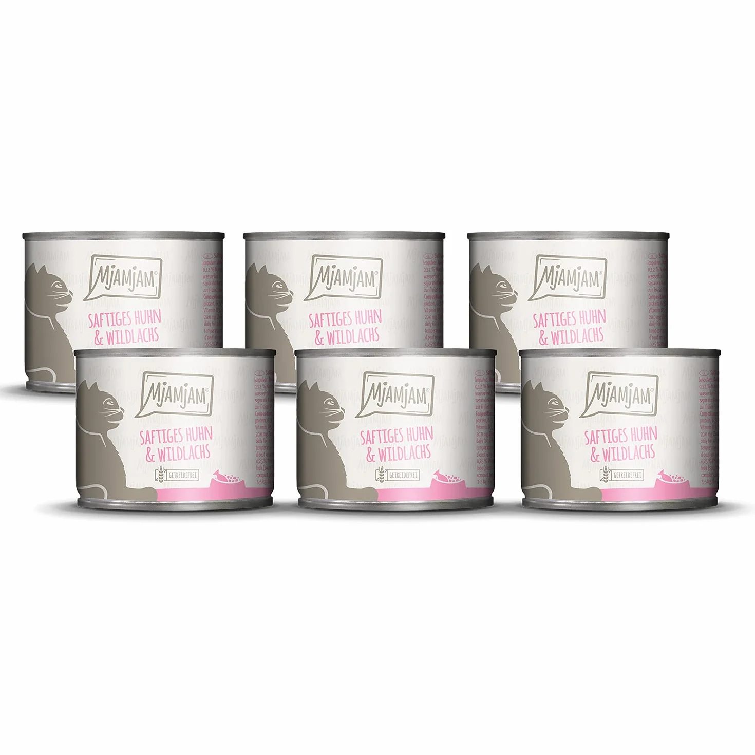 Mjamjam Karma dla Kota, Kurczak/Dziki Łosoś, 200 g x 6