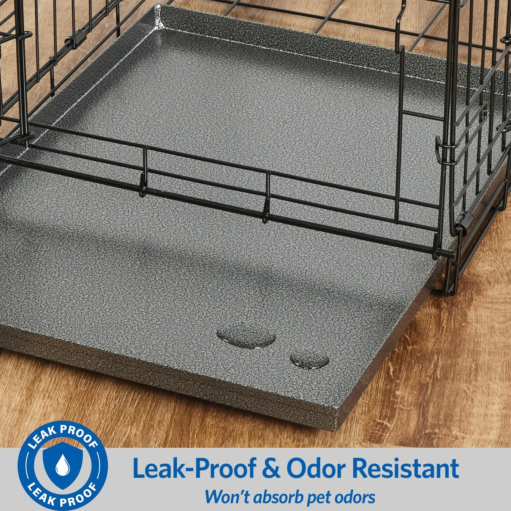MidWest Homes For Pets Metalowa patelnia zastępcza do skrzyni dla psów; 61 cm