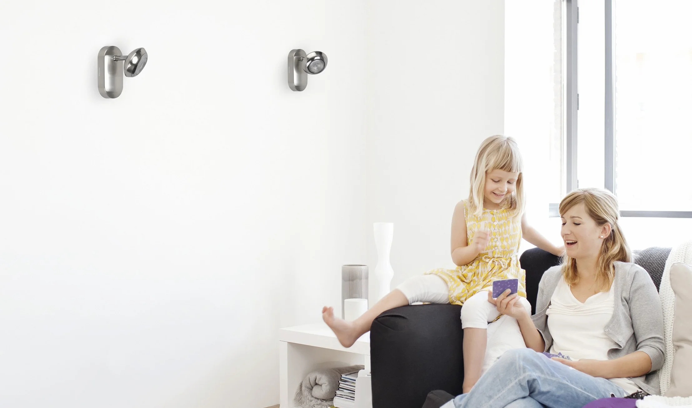 Philips LED Spot ścienny 4 W matowy chrom