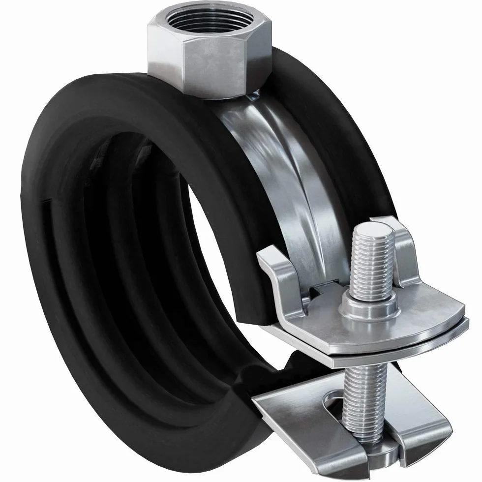 fischer Zestaw obejm rurowych FGRS 20-24 gvz, obejmy rurowe z 30 częściami: 10 szt. obejmy rurowe FGRS 20-24,10 szt. śruba trzpieniowa STST8 x 80,10 szt. kołki uniwersalne UX10x60, nr art. 547057,