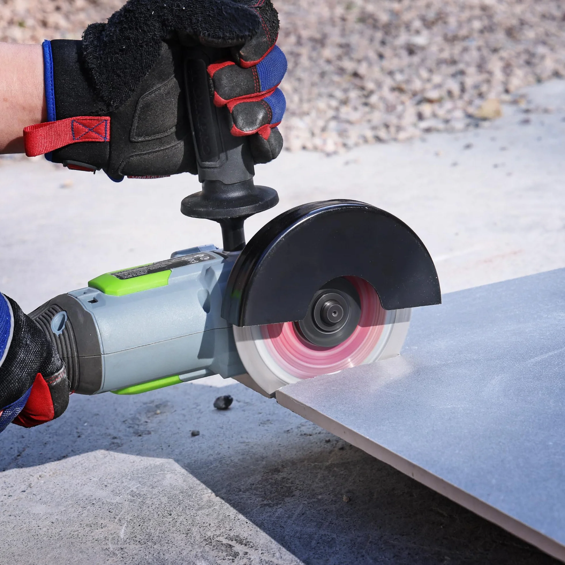 WORKPRO Zestaw 2 tarcz diamentowych 125 mm, ultra cienkie 1,2 mm do cięcia na sucho i wodę, do płytek, porcelany, ceramiki, betonu, marmuru, szlifierki