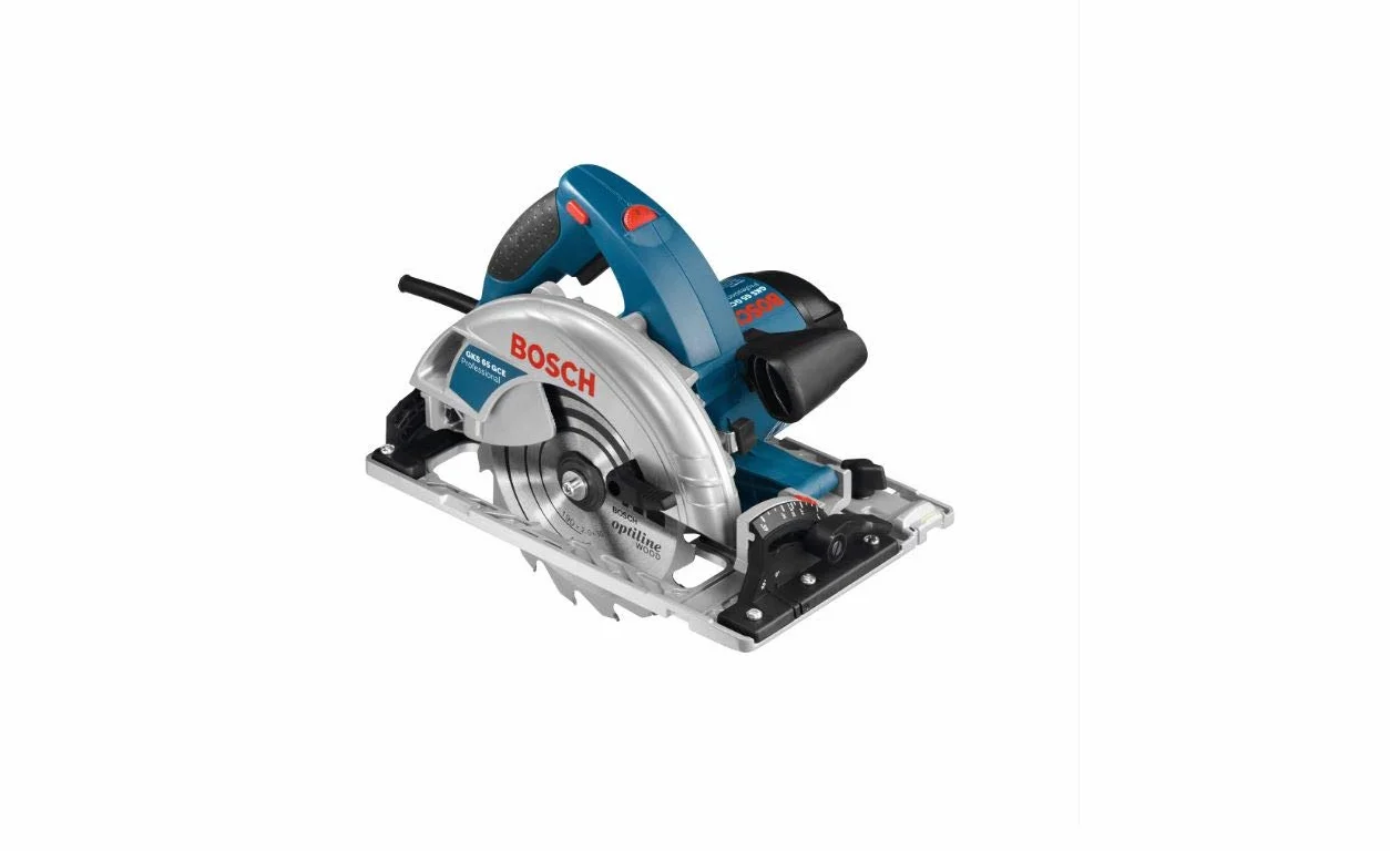 Bosch Professional: pilarka tarczowa GKS 65 GCE (1 800 W, Ø tarczy: 190 mm, opakowanie kartonowe)