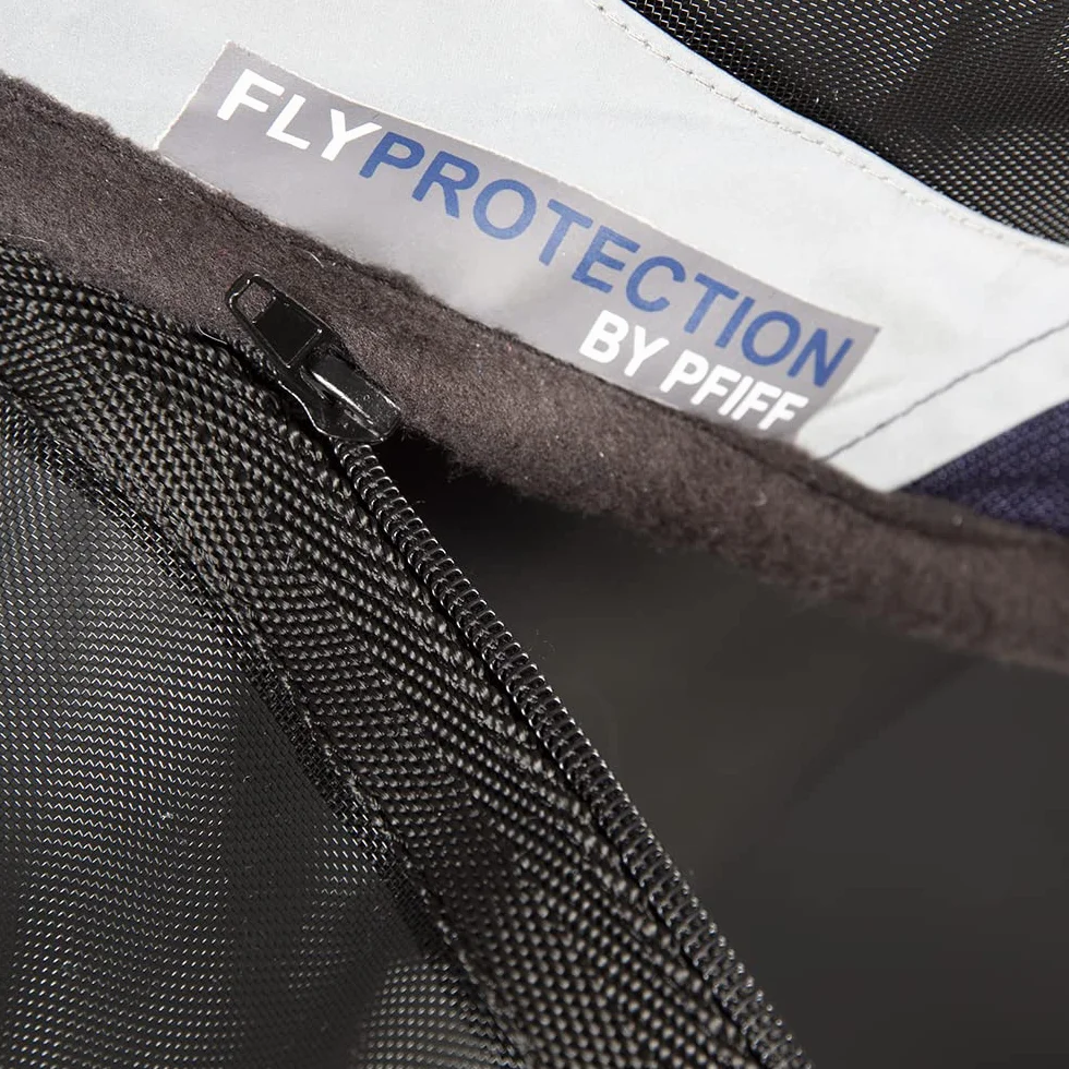 Pfiff Fly Protection maska na muchy z ochroną UV, czarna