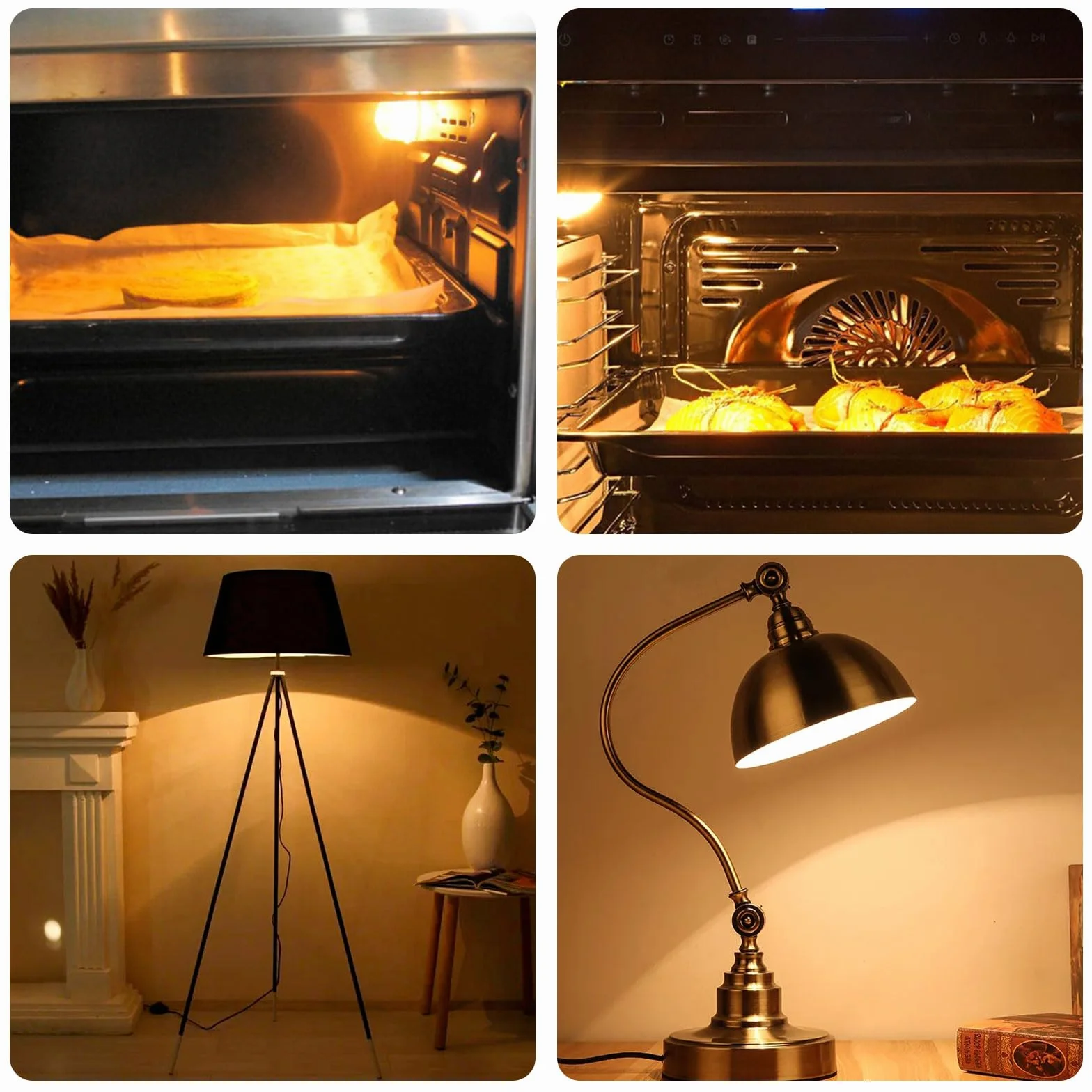 Żarówka do piekarnika E27 40W 300°C 230V G45 400lm 2700K