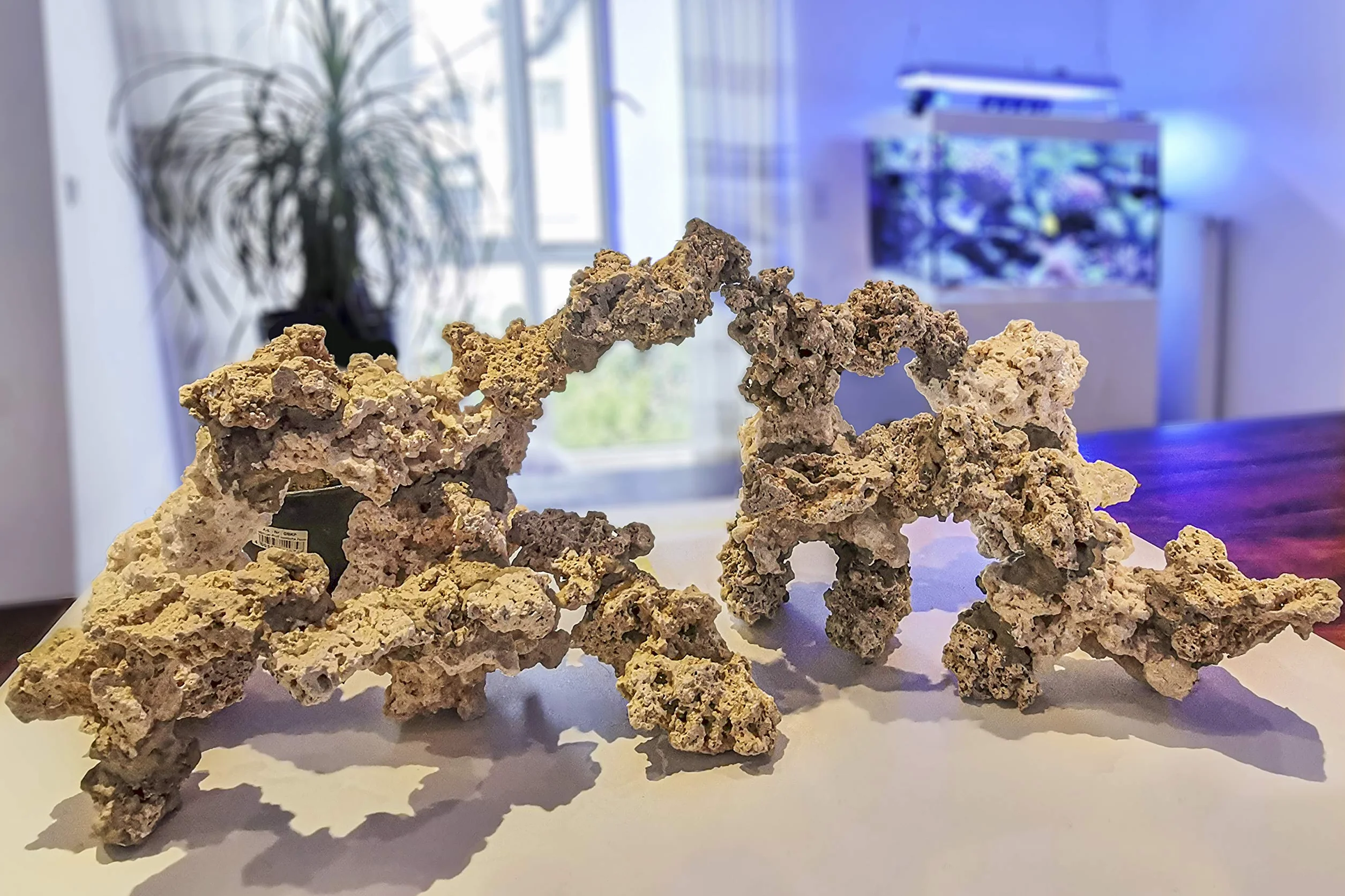 ARKA Aquatics MRRMIX myReef-Rocks - naturalny kamień rafowy, nadaje się również do akwariów cichlide, wysoce porowate, nie zawiera substancji szkodliwych, 20 kg, rozmiar uniwersalny