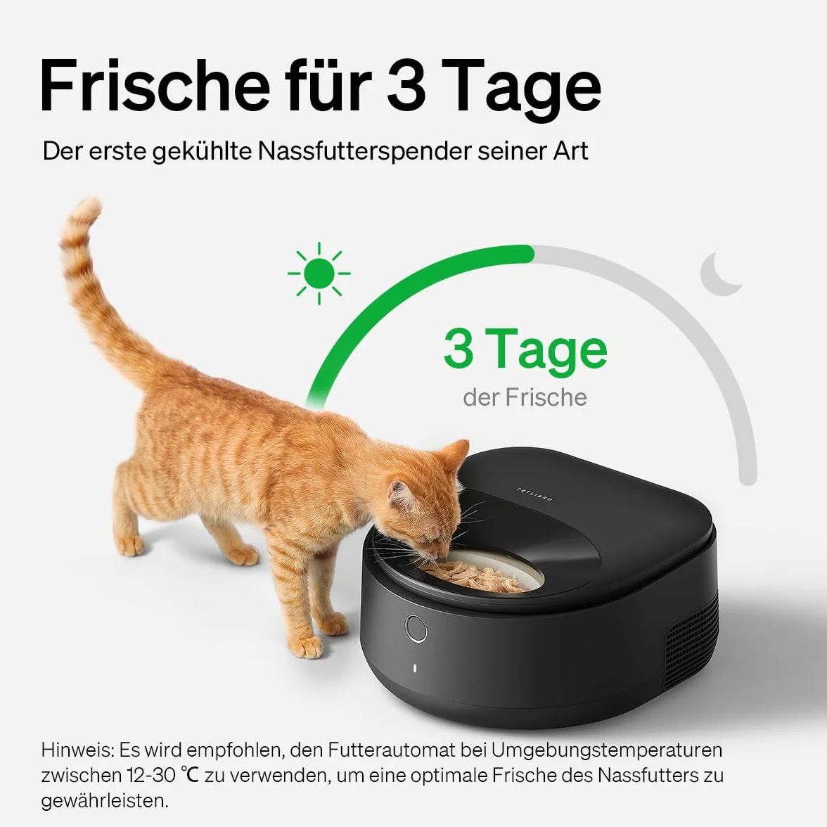 PETLIBRO automatyczny dystrybutor karmy mokrej dla kota, 2.4G WiFi, świeża karma przez 3 dni, chłodzenie półprzewodnikowe i szybkie chłodzenie, karma mokra, z funkcją timera dla kota i psa