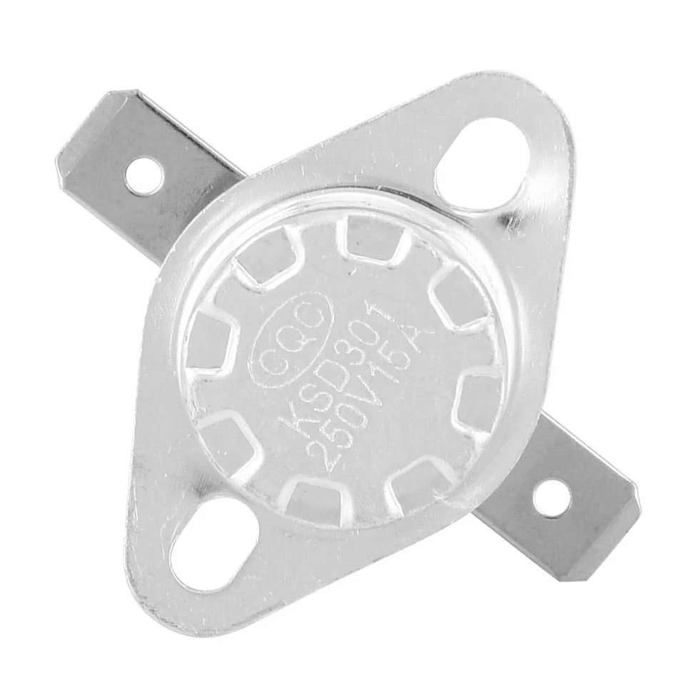 Marhynchus KSD301 termostat 250 V 15 A 40 ℃ -150℃ termostat przełącznik normalny zamknięty przełącznik regulacji temperatury (60℃)