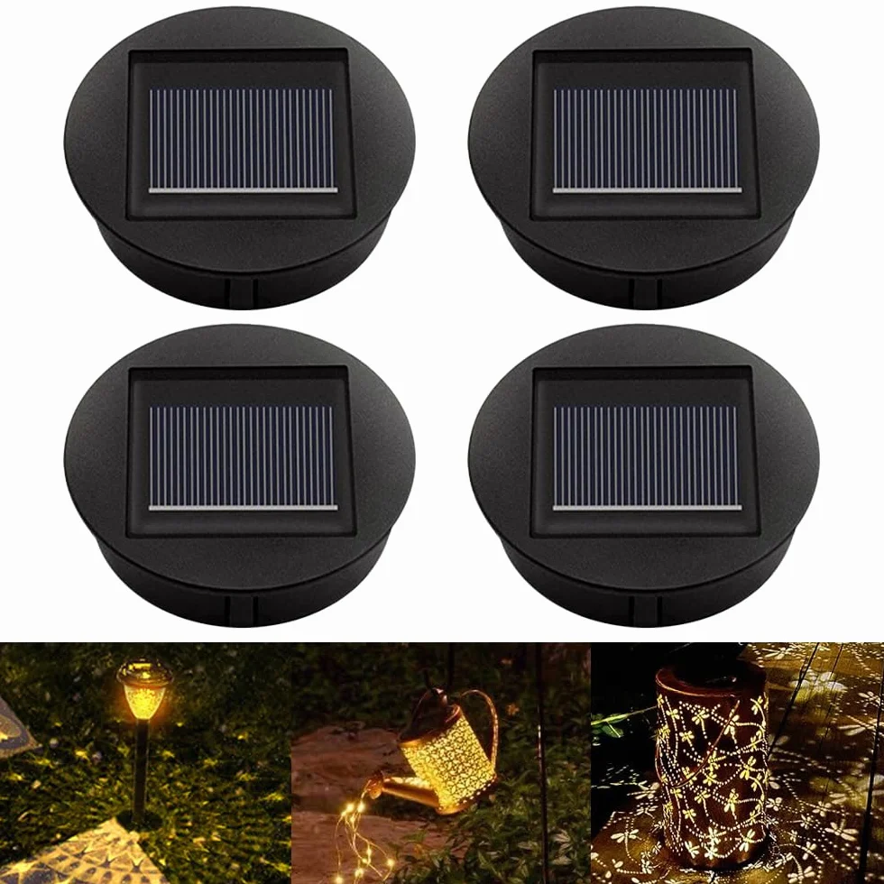 Mineup Części zamienne do lamp solarnych 8cm LED 1,2V IP44 panel solarny 4 sztuki