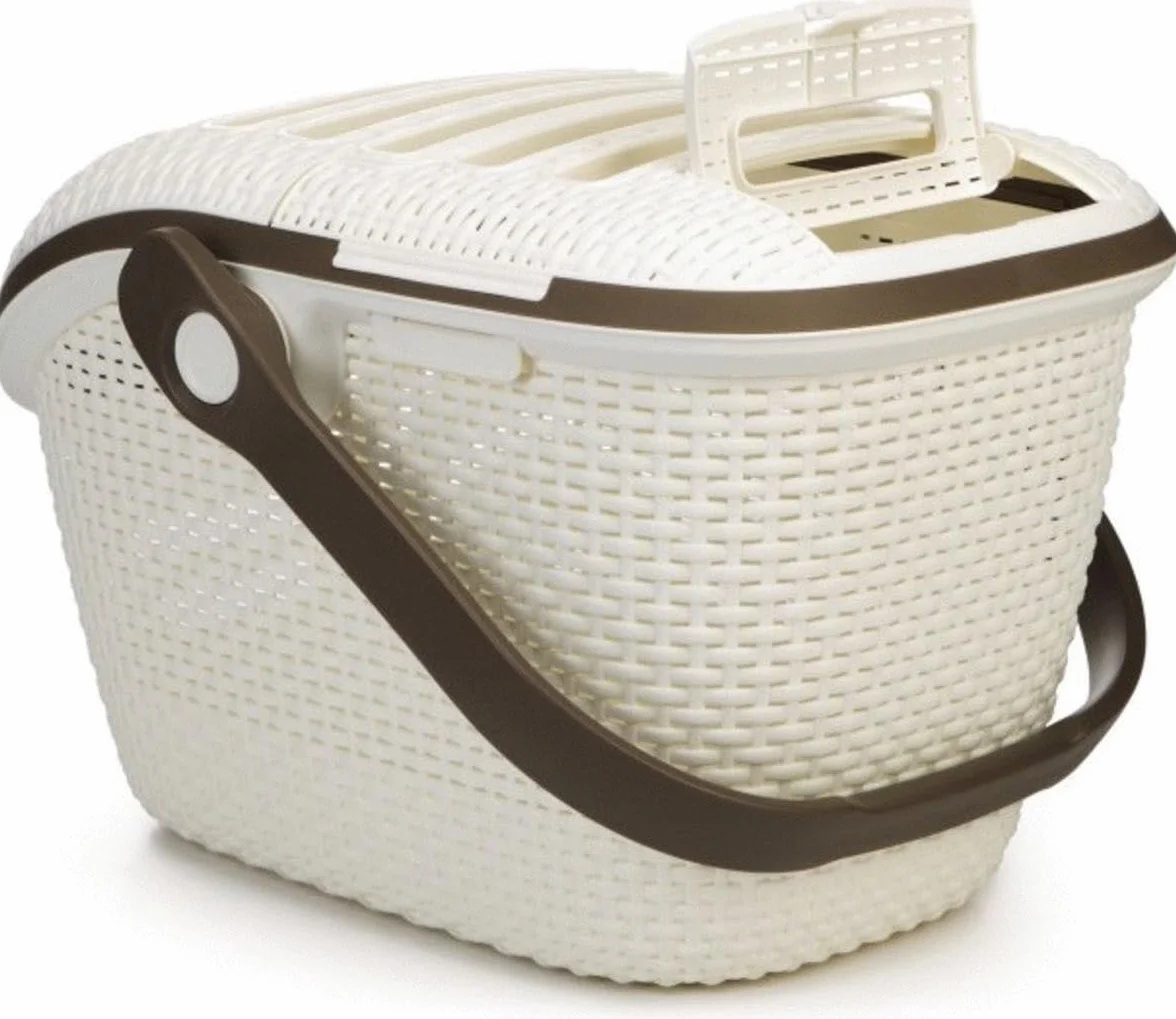 Curver Pudełko transportowe dla zwierząt domowych dł.: 51 cm szer.: 38 cm wys.: 33 cm białe