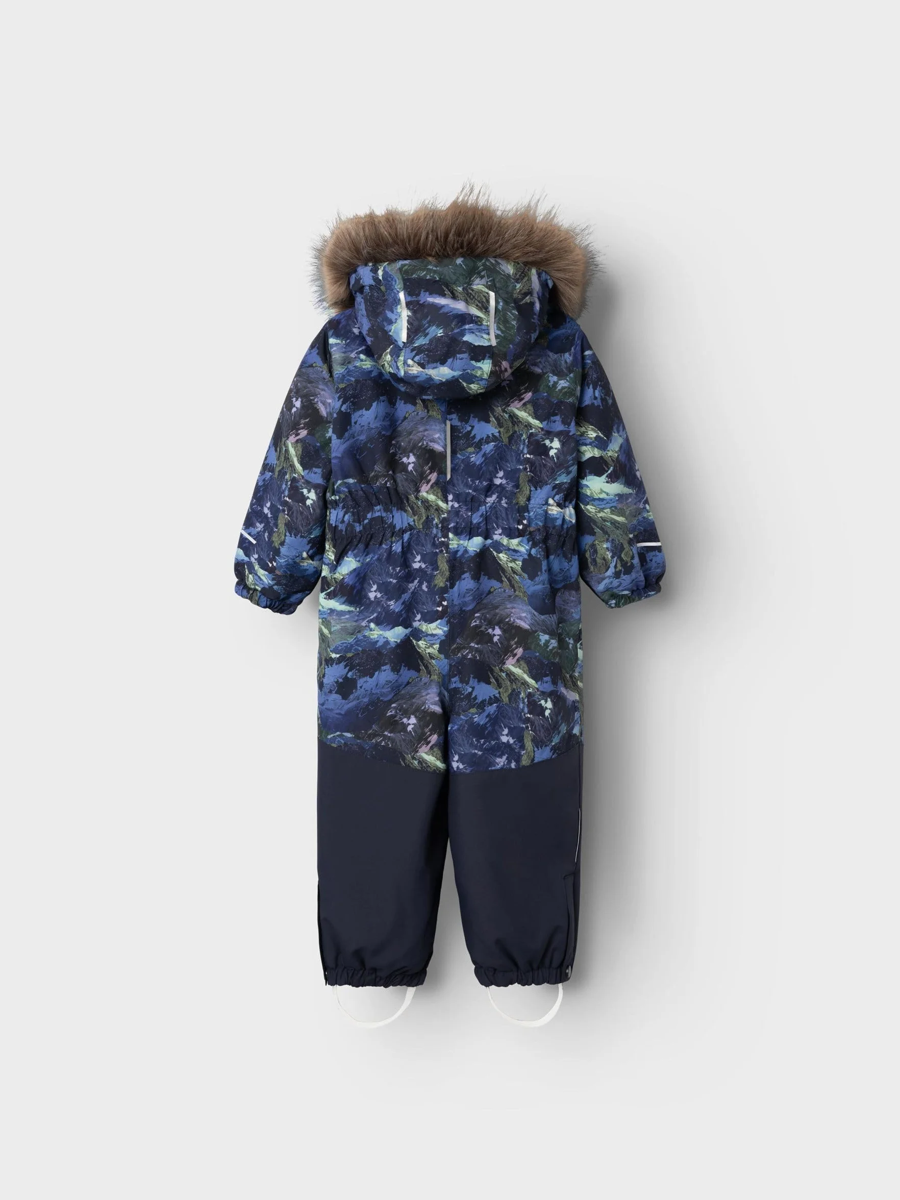 NAME IT Kombinezon śnieżny Chłopcy Nmmsnow10 Suit Line Aop Fo
