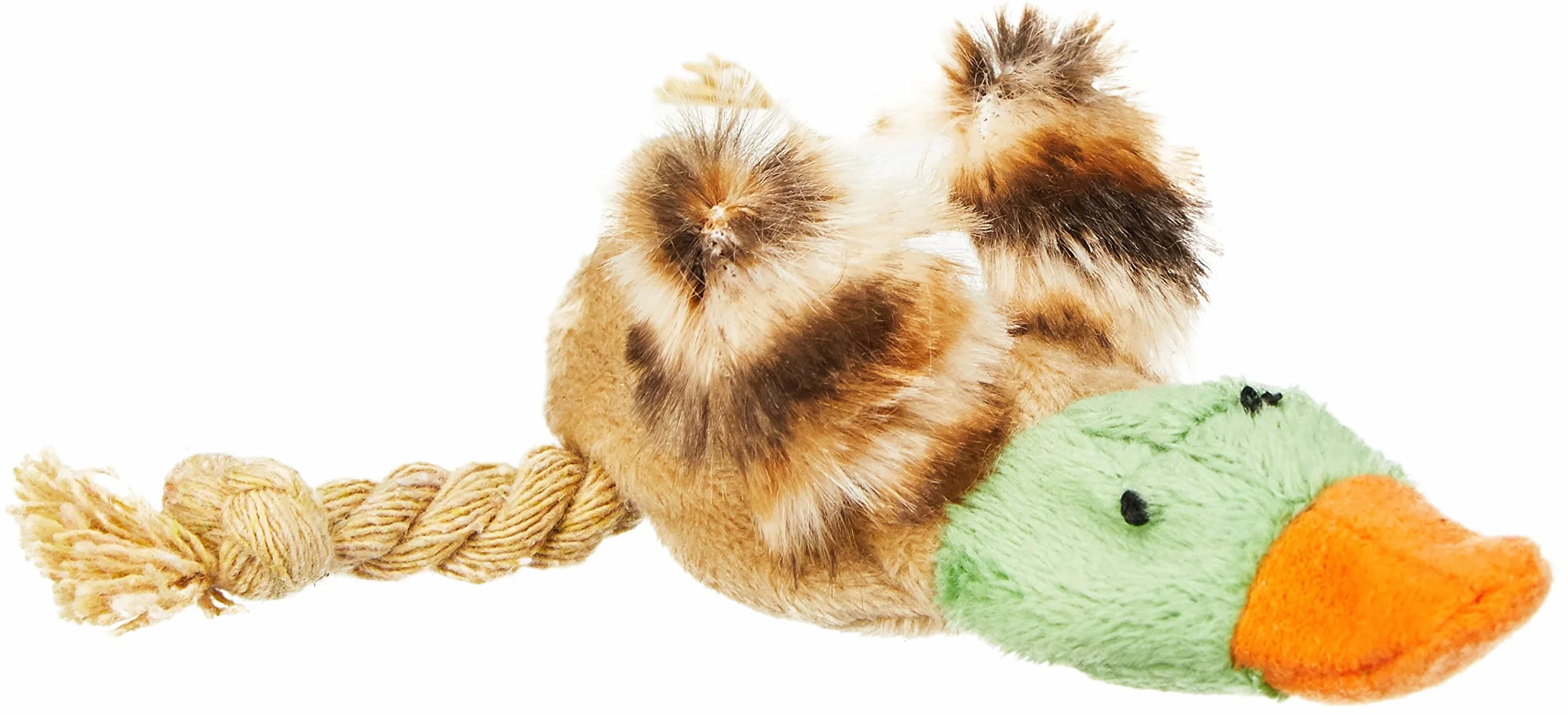 Nobby Fun For Cats Pluszowe Kaczątko z Kocimiętką, Wielokolorowa, 10 cm