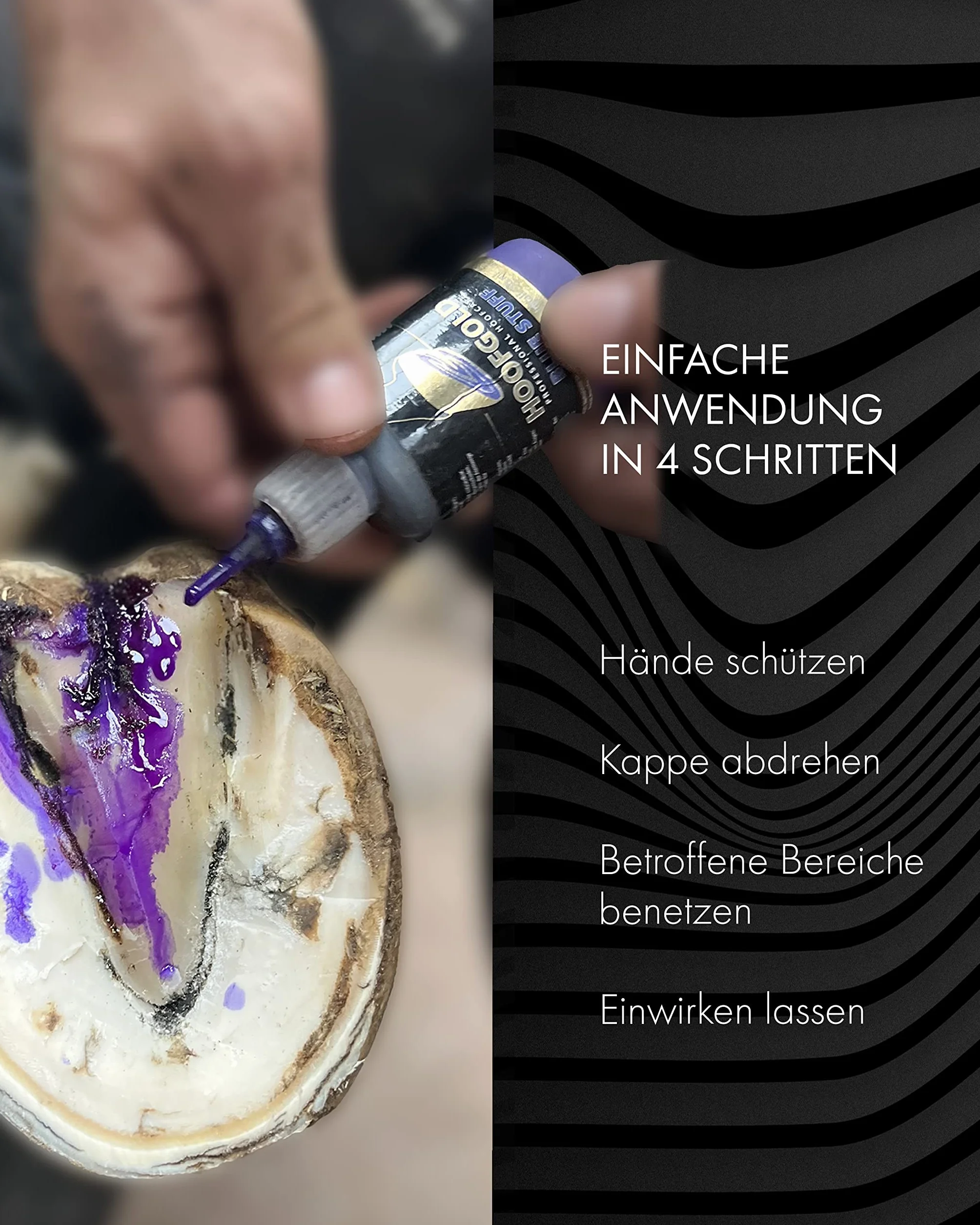 BlueStuff środek leczniczy na pleśniawkę i White Line u konia 100 ml