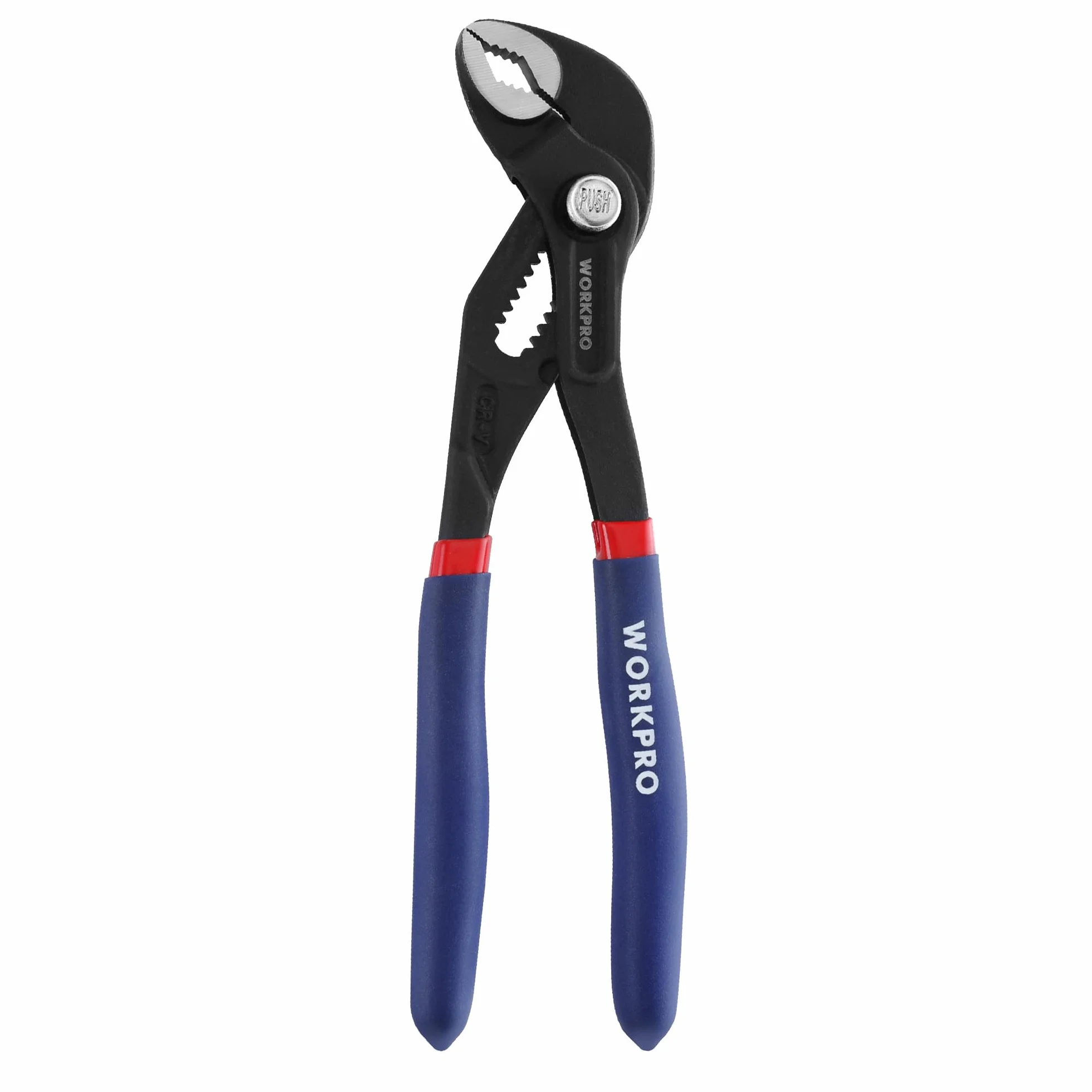 WORKPRO Profesjonalne szczypce do pomp wodnych 180mm Cr-V Regulowane szczypce do rur