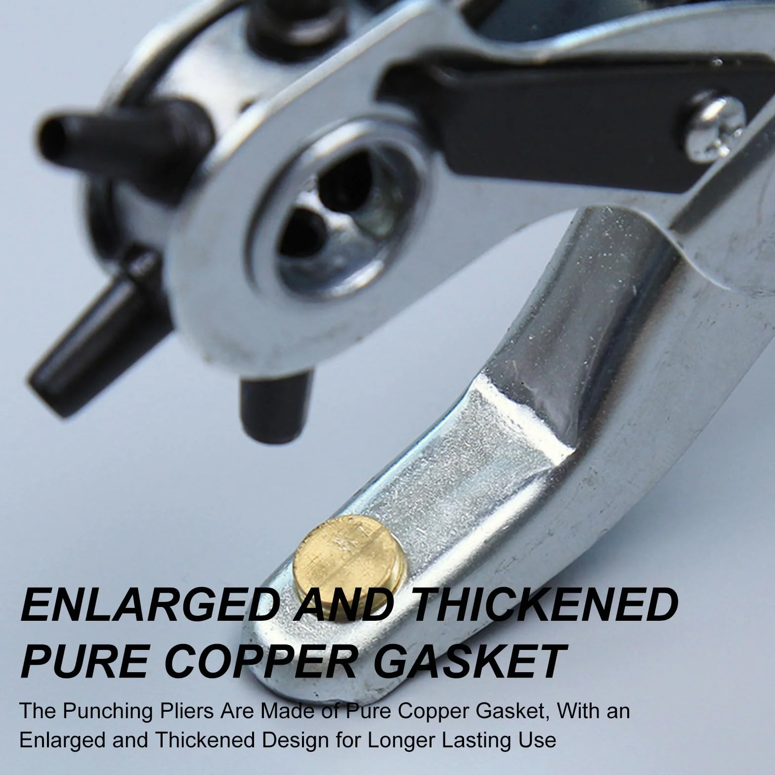 Szczypce do otworów do skóry, okrągłe, zestaw szczypiec do skórzanych otworów do paska, dziurkacz do paska, szczypce do otworów obrotowych, do pasków, kart, pasków do zegarków, butów skórzanych