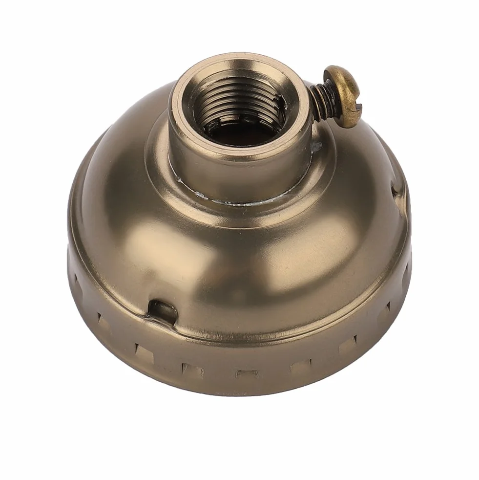 Aluminiowa lampa stołowa, oprawka E27, antyczna miedź, podstawa lampy z zamkiem błyskawicznym, lampa biurkowa, oświetlenie, podstawa śrubowa (brązowa)