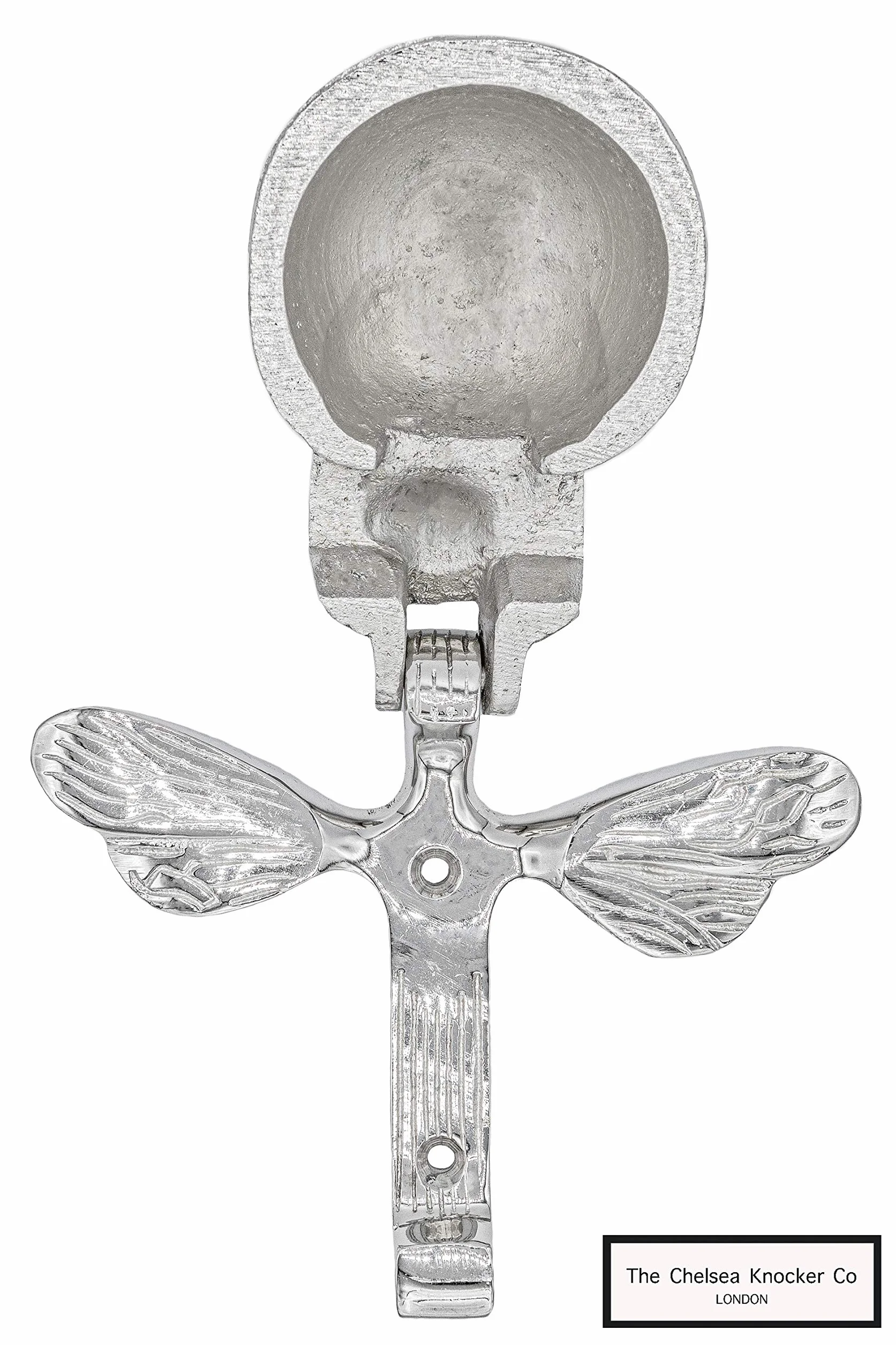 Generic Trzmiel Kołatka do drzwi, chromowana