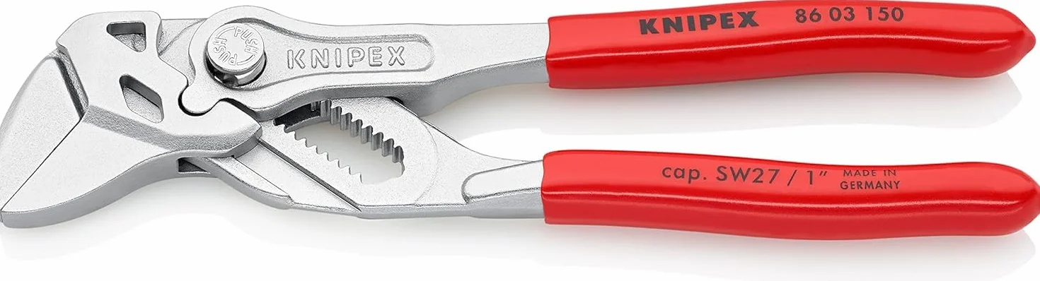 KNIPEX Szczypce-klucz 150 mm chromowany z tworzywa sztucznego powlekane 86 03 150