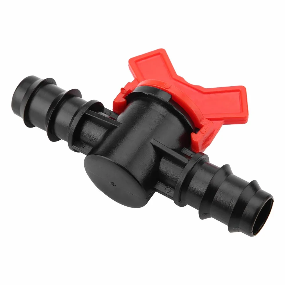 Zerodis Zawór regulacji przepływu wody do akwarium, wąż wodny, rura z tworzywa sztucznego, zawór sterujący, wtyczka sterująca, adapter (1/4")