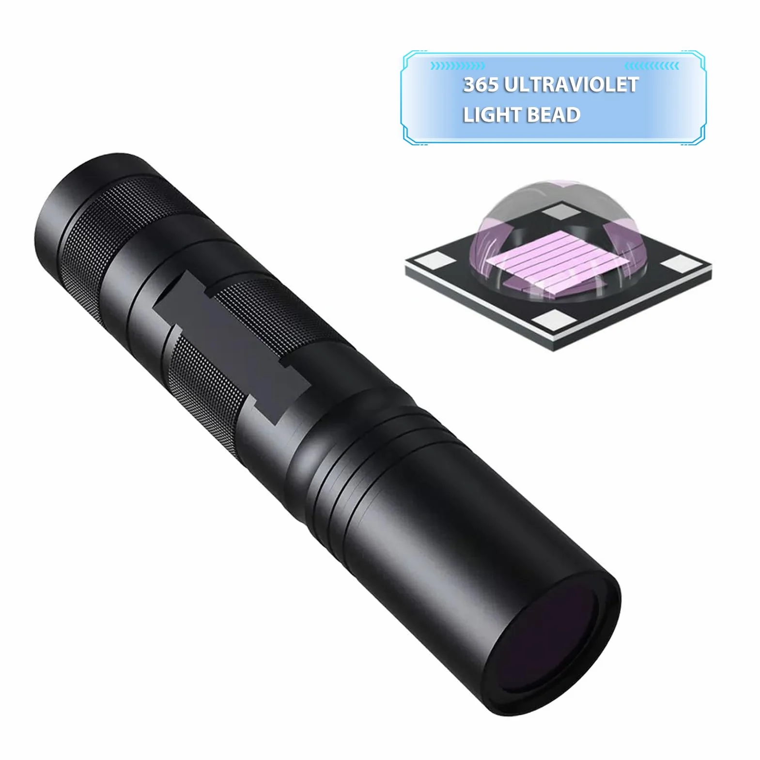 Światło UV 365 nm, 20 W, przenośna lampa drewniana, ładowalna, mini ręczna latarka UV na mocz psa, plamy dla zwierząt domowych, utwardzanie żywicą, środek fluorescencyjny