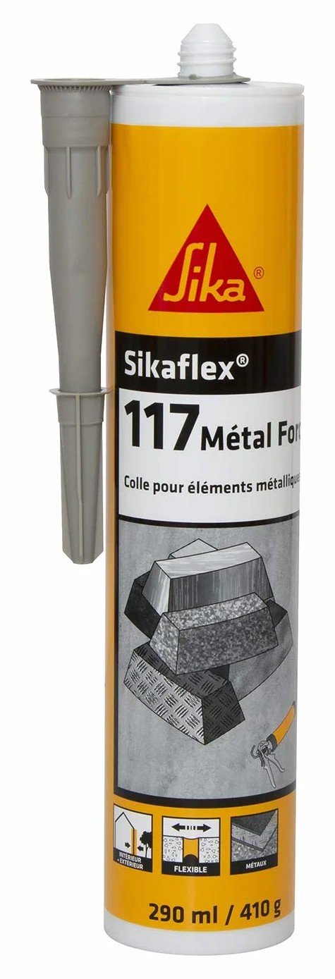 Sika Flex Klej Budowlany, Jasnoszary, 290 ml
