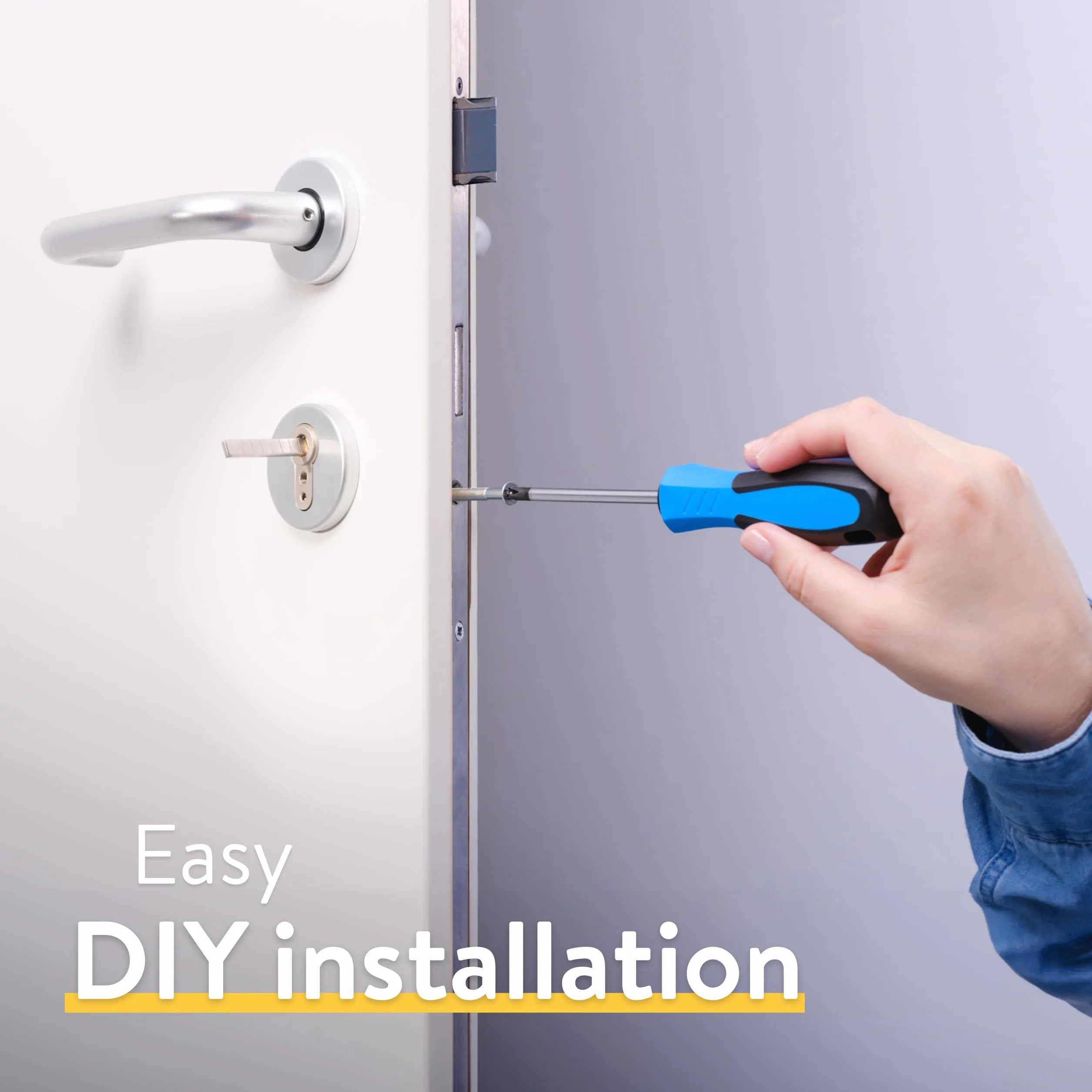 Nuki Uniwersalny cylinder, cylinder do Nuki Smart Lock, SKG***, z funkcją awaryjną, zestaw z 5 kluczami, elektroniczny zamek drzwi