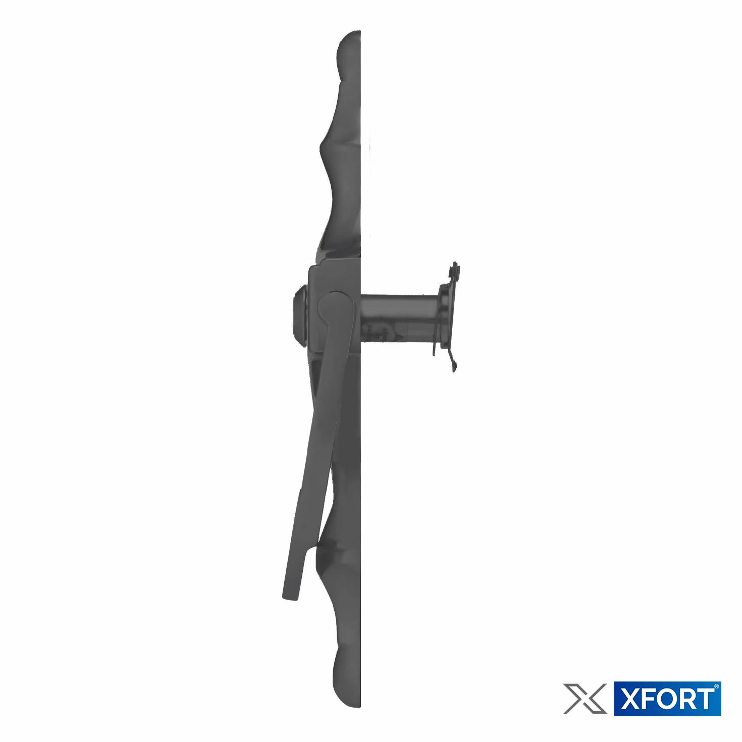 XFORT® Wiktoriańska kołatka do drzwi urny z wizjerem - eleganckie czarne meble do drzwi wejściowych