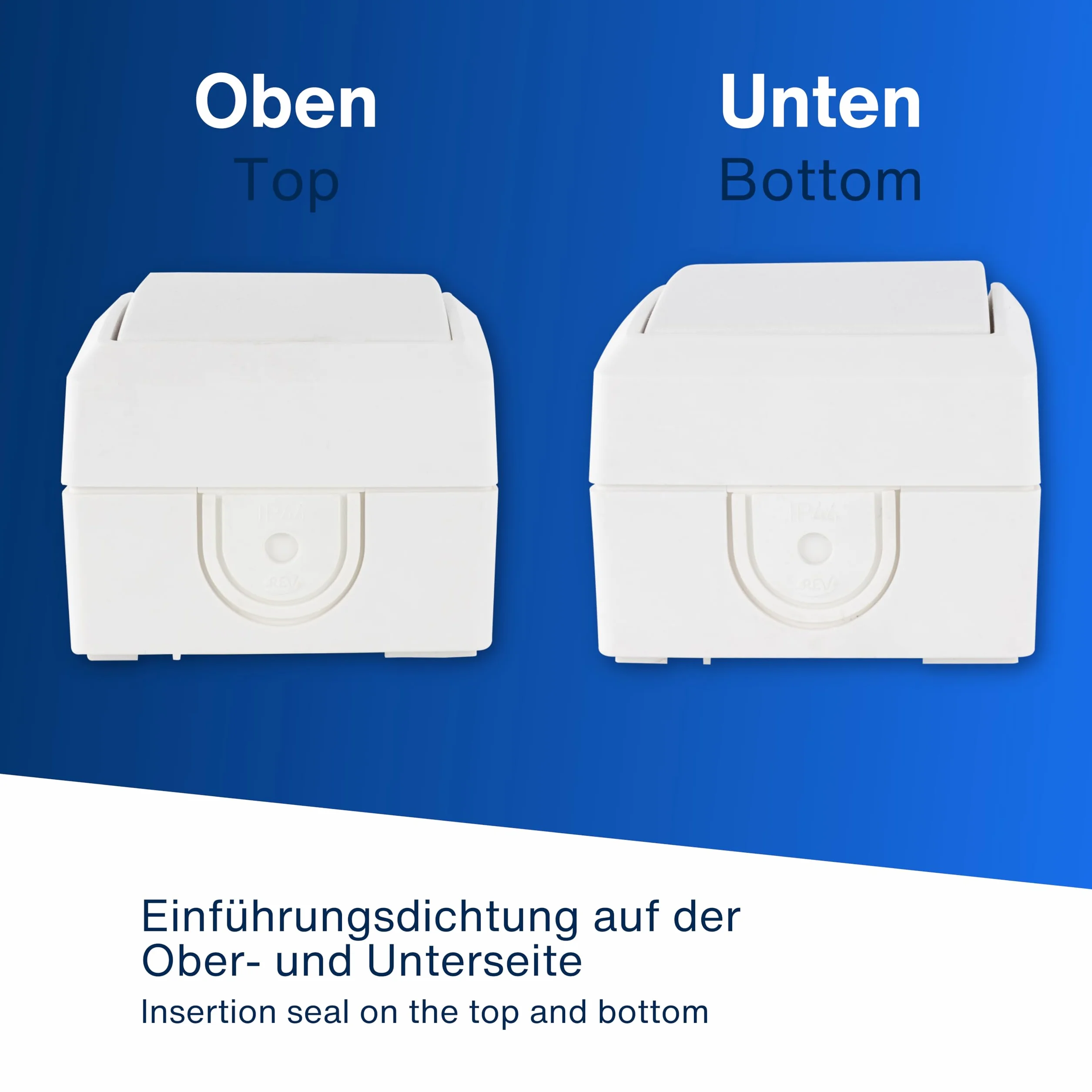 REV Ritter 0510273555 AquaForm AP przełącznik wyłączający, biały