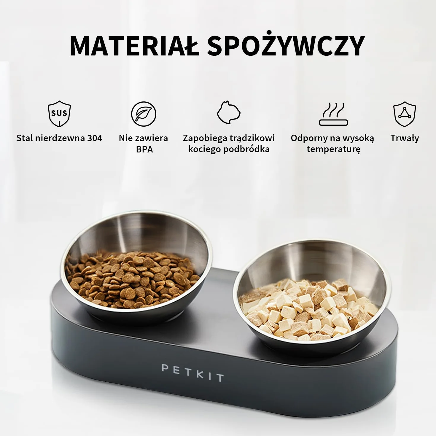 PETKIT CYBERTAIL Edelstahl Ersatzset 2 Pcs Fresh Nano Metal
