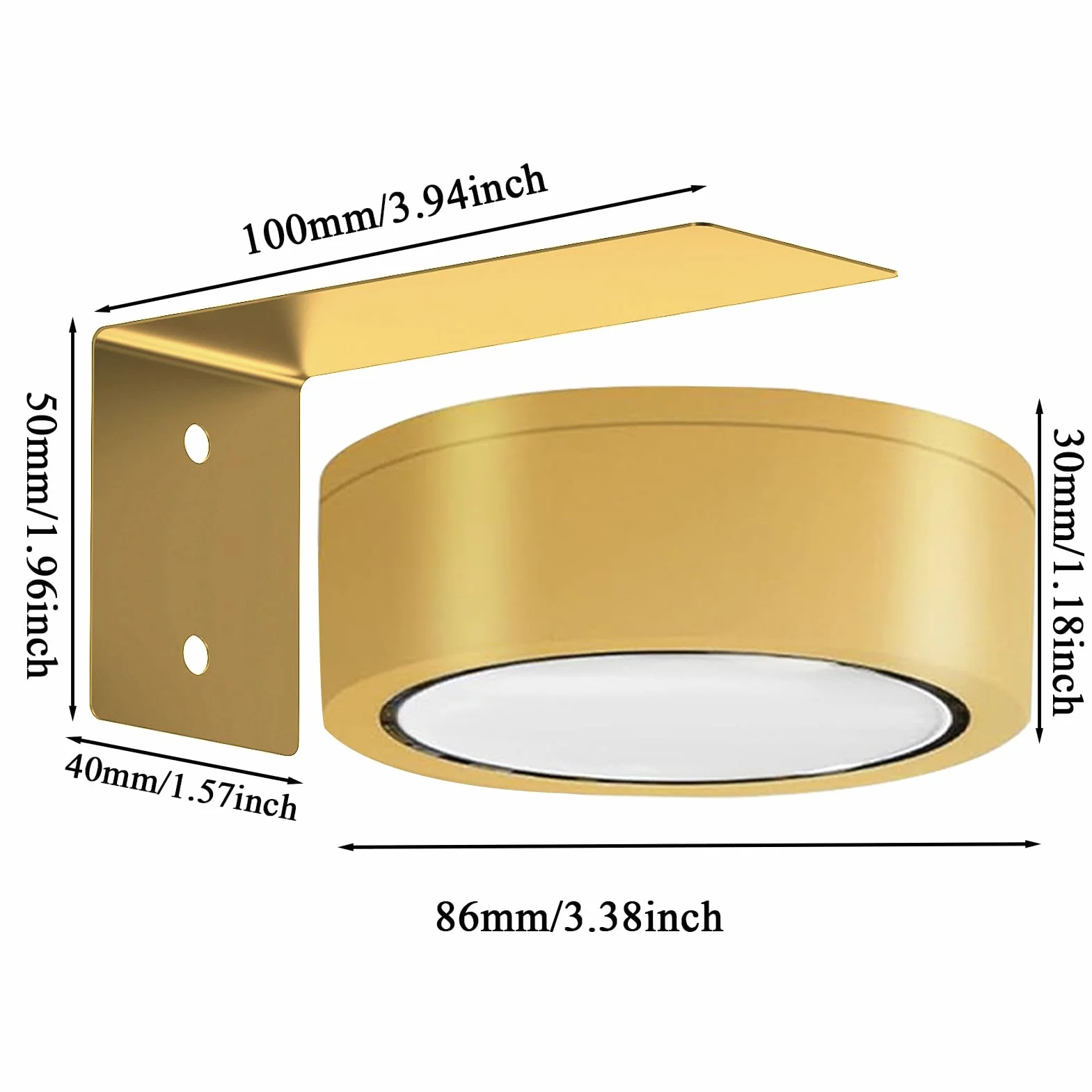 Chiclify Magnetyczna lampa LED na obraz z pilotem zdalnego sterowania w zestawie, magnetyczna i łatwa instalacja, 8,6 x 3,5 cm, do korytarza, do obrazów, portretów, ramek na zdjęcia