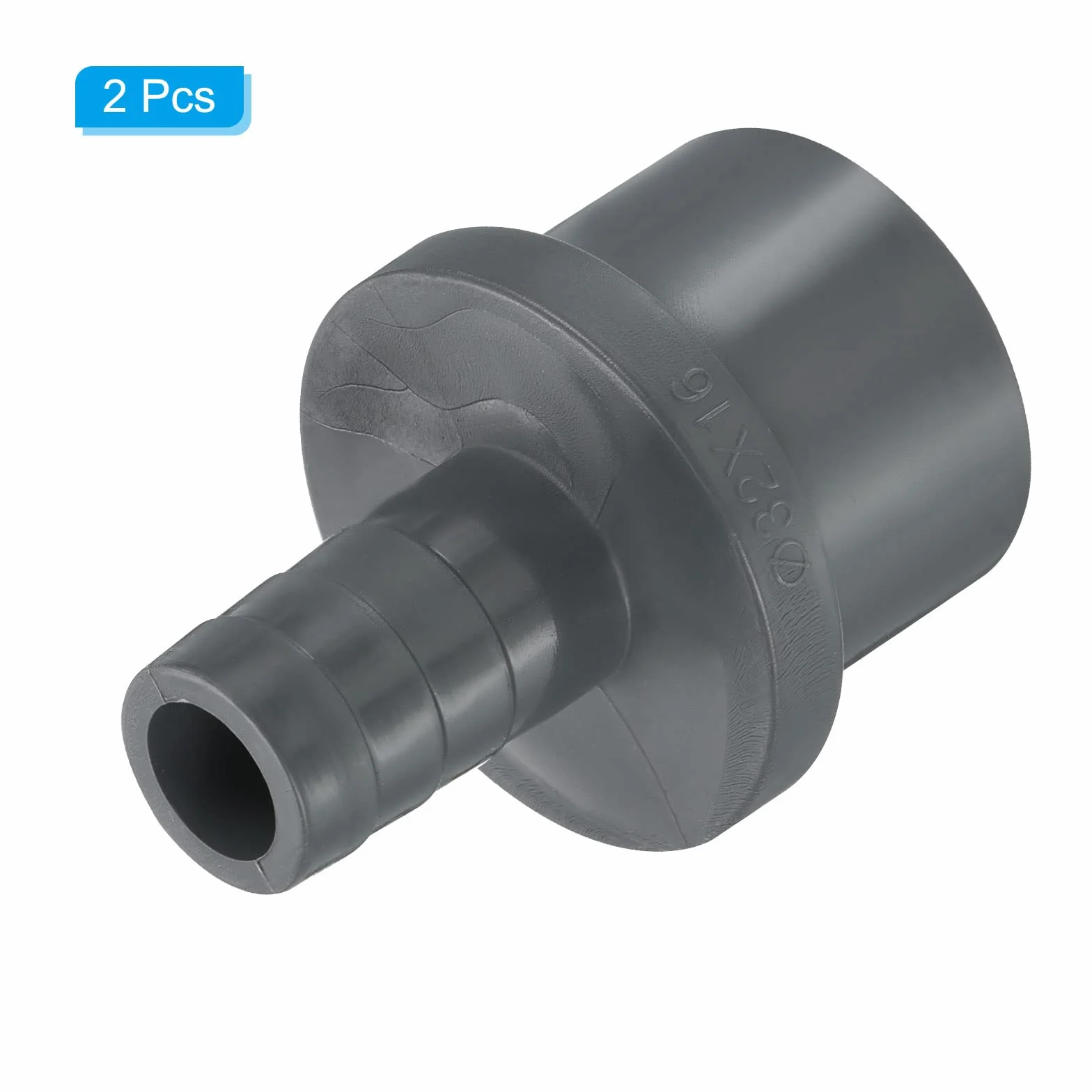 PATIKIL Złączka redukcyjna UPVC 32x16 mm 2-pak szary