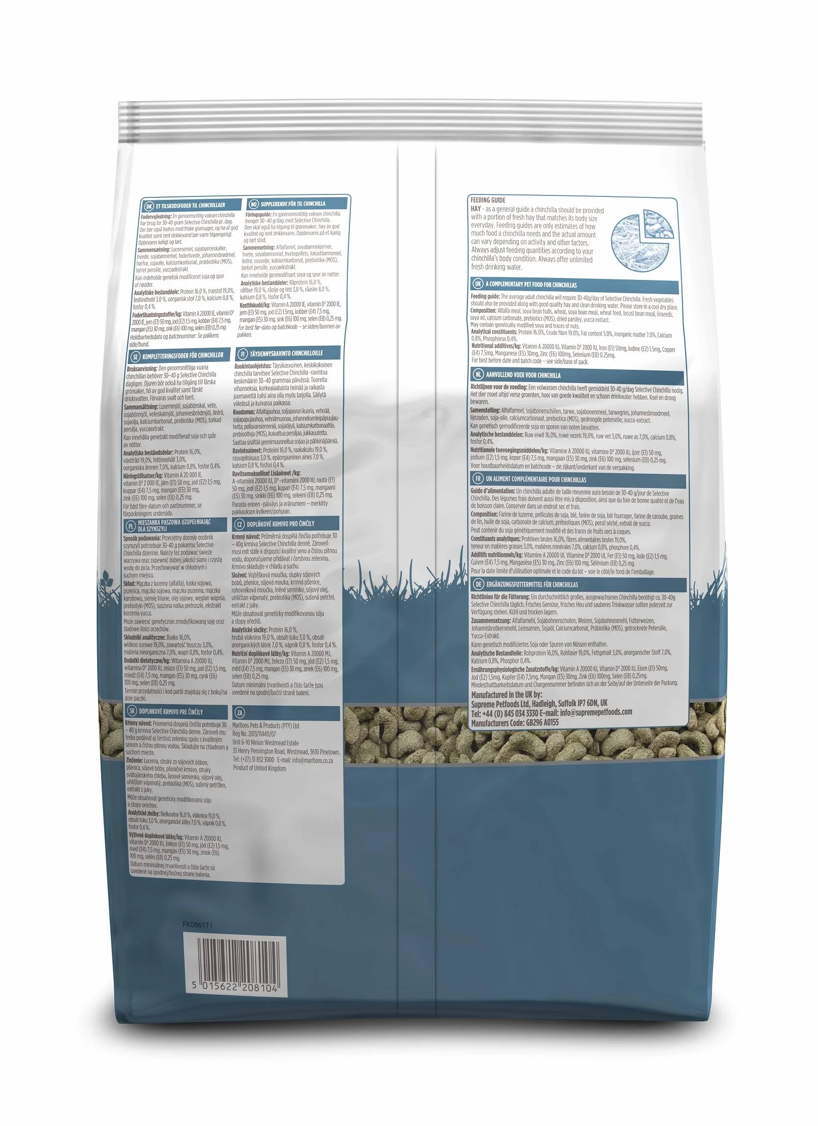 Supreme Petfoods 13946/3775 Supreme Science Selective Chinchilla 1,5 kg.